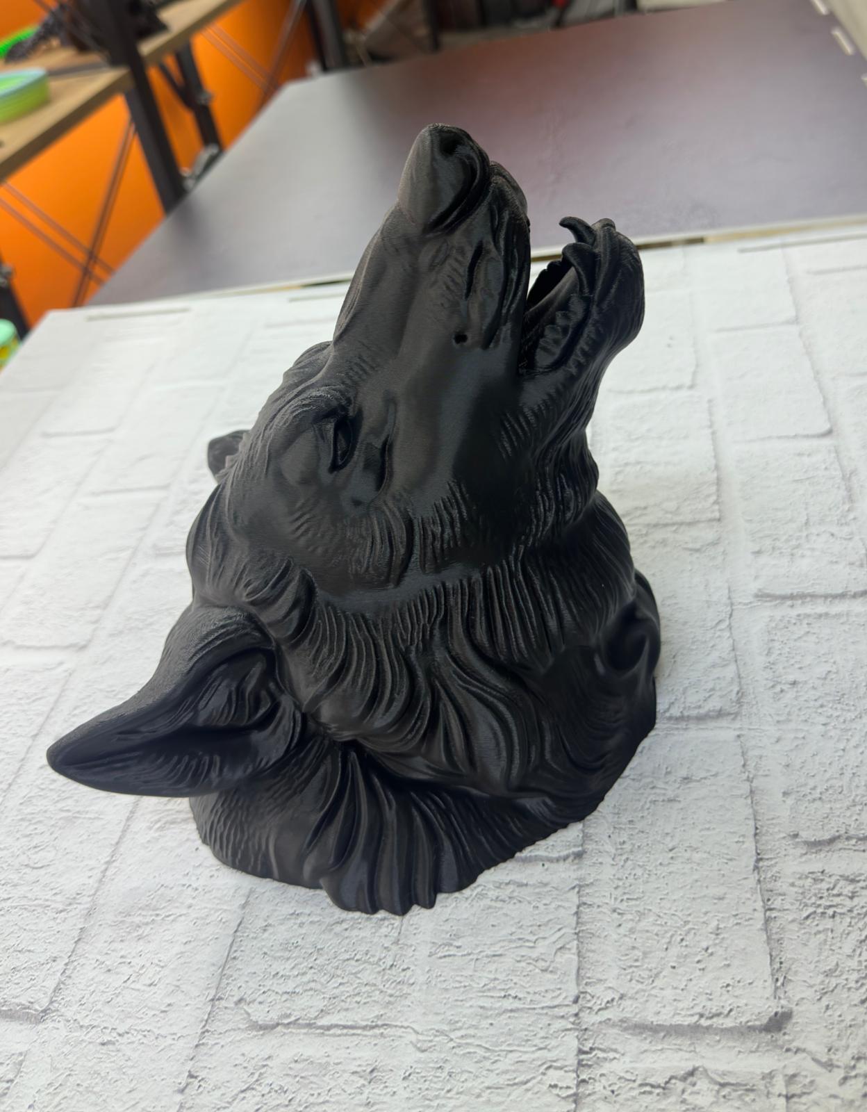 25x19 cm ölçülerindeki bu siyah ayı duvar heykeli