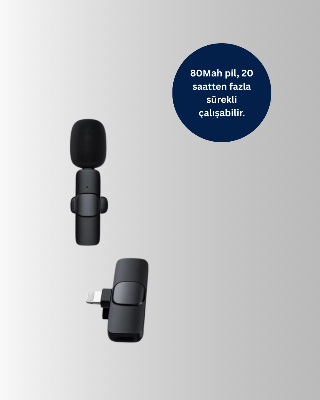 modern video üretim ihtiyaçlarını karşılamak için geliştirilmiş güçlü bir ses sistemi sunar. Tak-çalıştır modunda çalışan yapısı sayesinde kullanıcı dostudur ve herhangi bir uygulama kurulumu gerektirmez. Alıcıyı telefonunuza takmanızla birlikte mikrofonlar otomatik olarak eşleşir.360 derece ses algılama yapısı