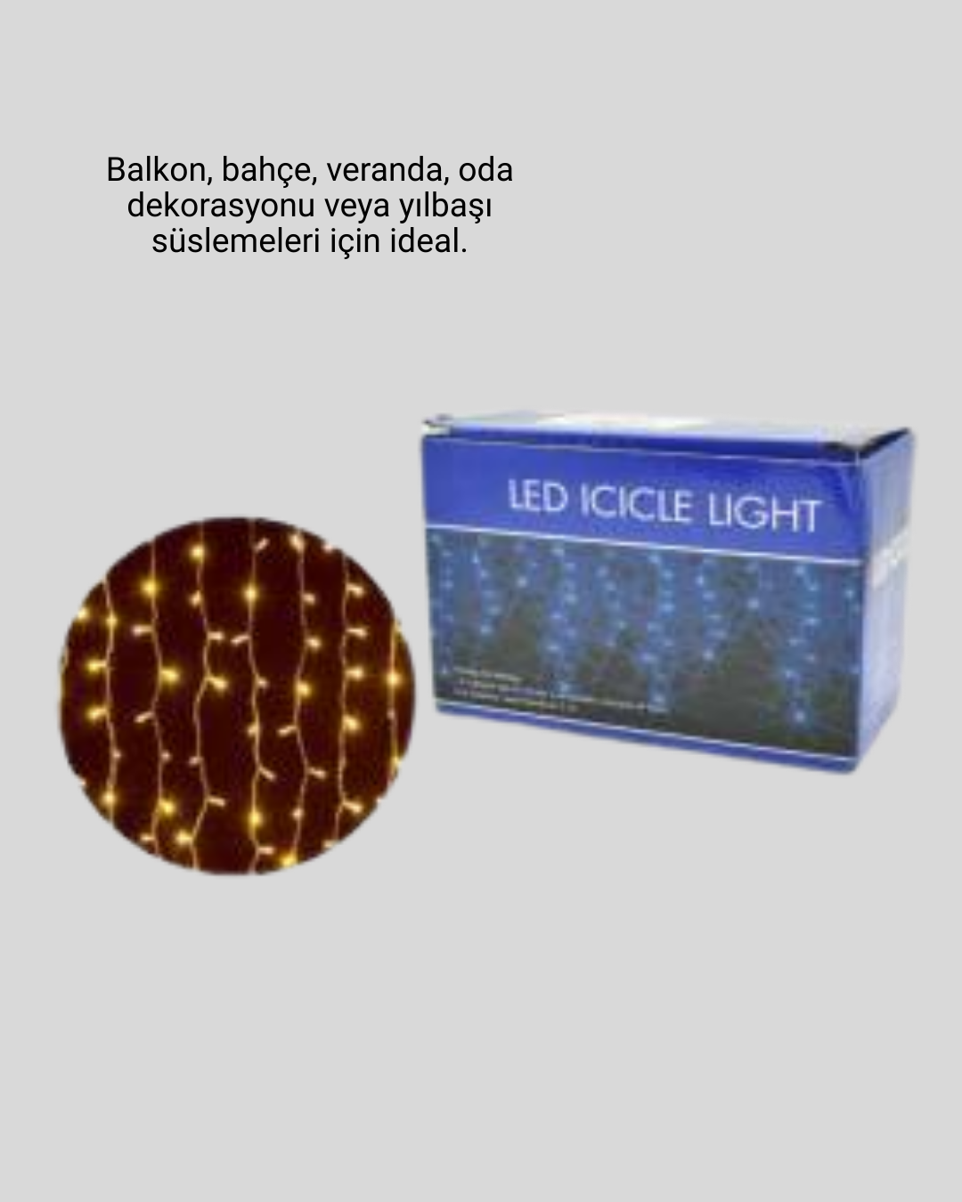 4 metre şelale LED ışık