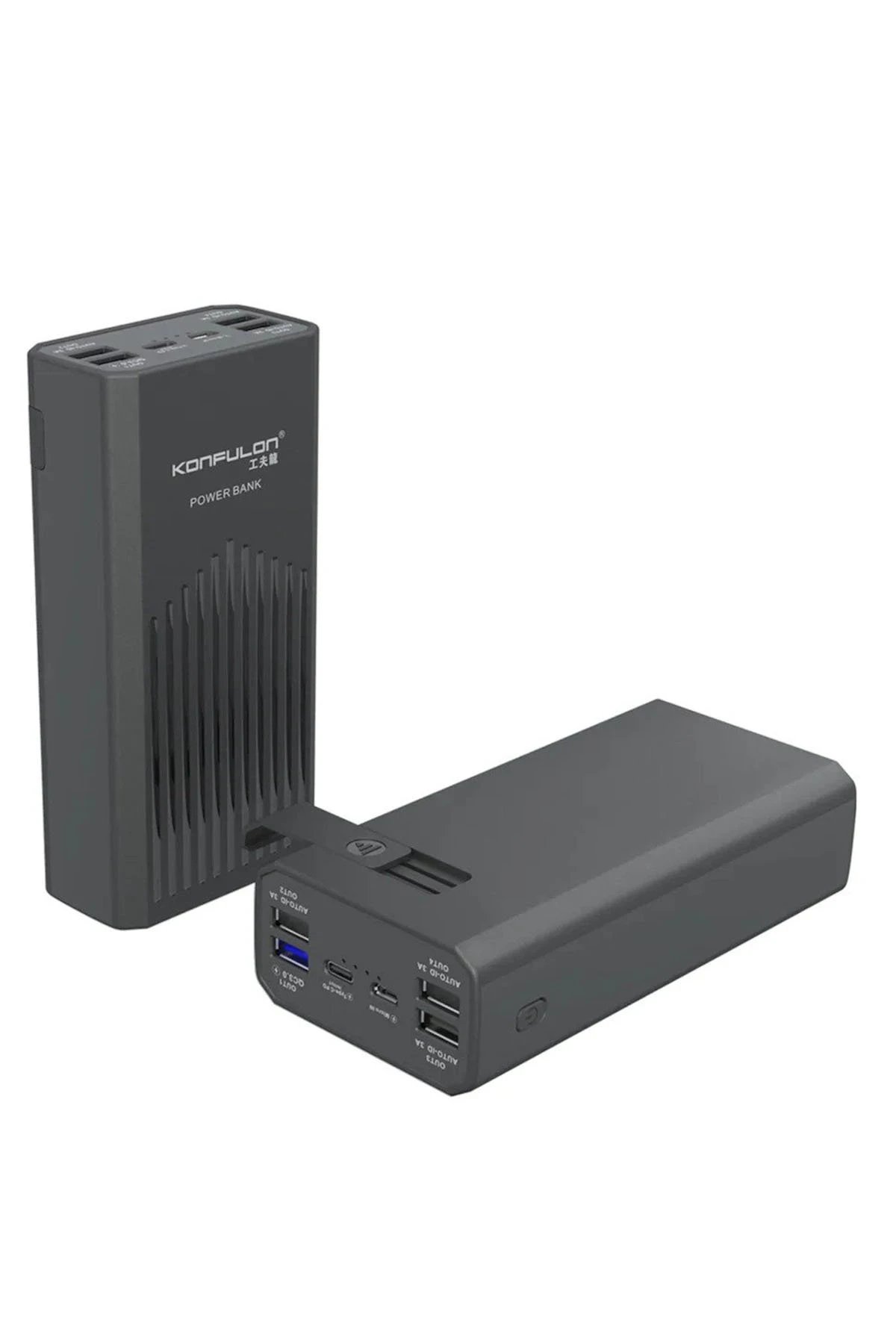 Teknik ÖzelliklerÇıkış 1: USB DC 5V / 3AÇıkış 2: USB DC 5V / 3AÇıkış 3: USB DC 5V /3AÇıkış 4: USB DC QC 3.0 18WÇıkış 5: Type-C PD 18WGiriş 1: Mikro USB 18WGiriş 2:Type-C PD 18WAğırlık: 735gBoyut: 40 * 155 * 75mm* iPhone 8