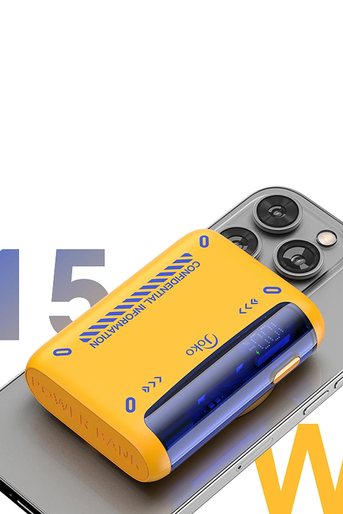 cihazlarınızı gün boyunca şarj edin.✅ 22.5W Hızlı Şarj Desteği Zaman kaybetmeden hızlı şarj imkanı sunar.✅ Manyetik Kablosuz Şarj Özelliği 15W ultra hızlı kablosuz şarj ile kolayca ve pratik şekilde şarj edin.✅ Şık ve Taşınabilir Tasarım Bankamatik kartı büyüklüğünde ve sadece 195 gram ağırlığında