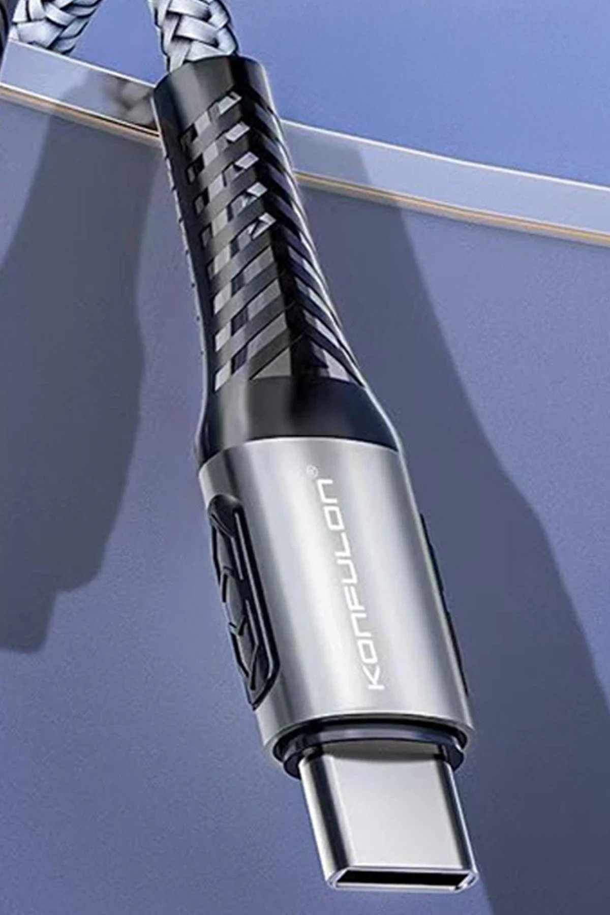 DC43 Type-C to Type-C 1M Örgü 60W Hızlı Şarj Kablo PD Hızlı Şarj: 60WYüksek veri İletimiÖrgü Kablo YapısıSR Dayanıklı Anti-Bükülme sayesinde kablo zarar görmez