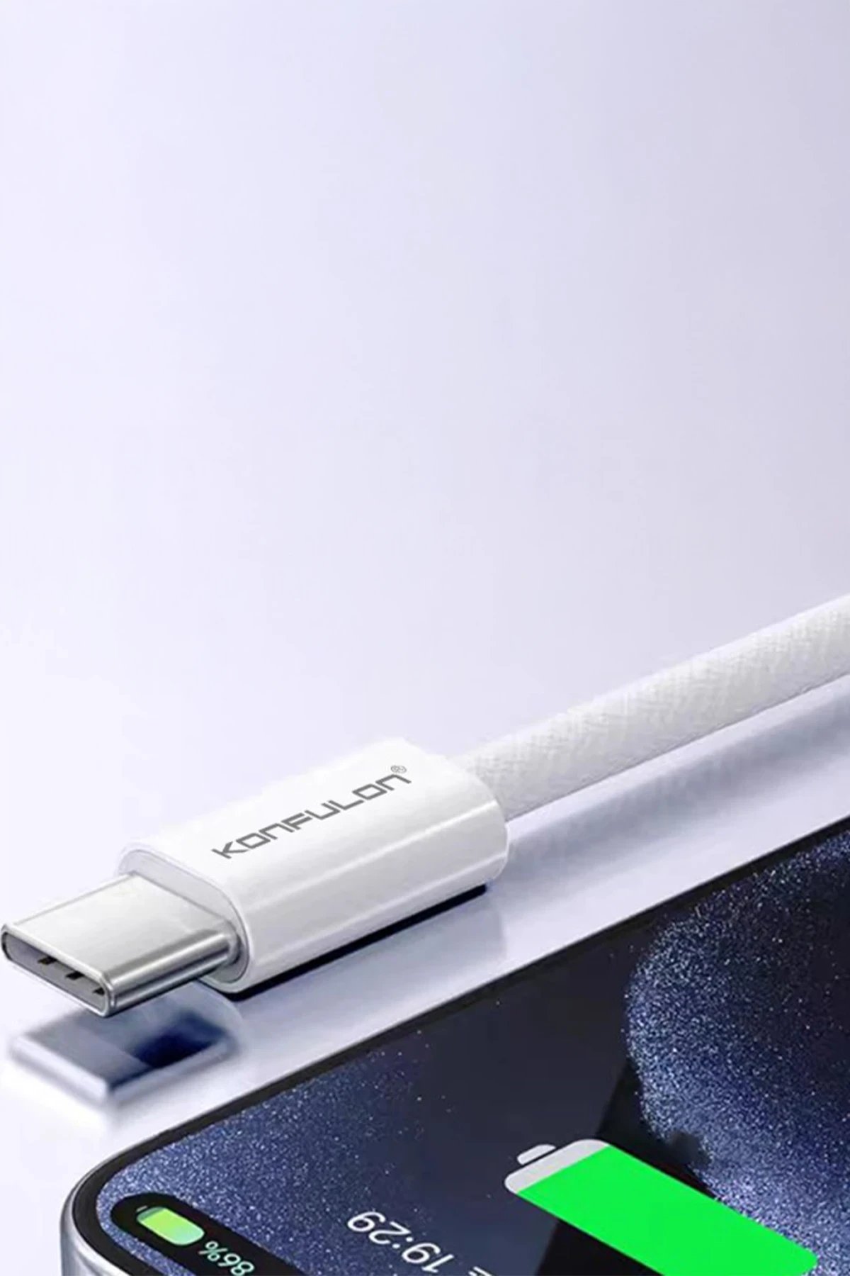 stabil şarj ve veri iletimi sağlar.✅ Uzun Kablo Uzunluğu: 1000 mm uzunluğundaki kablo