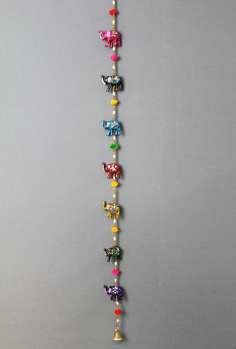 7'li Asmalı Aynalı Fil Ksk3114