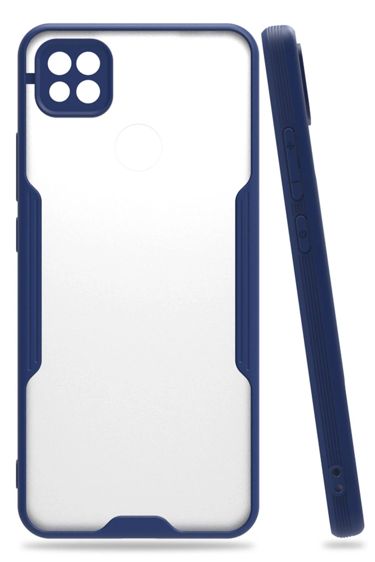 Xiaomi Redmi 9C Kılıf Platin Silikon - Lacivert-(5796)