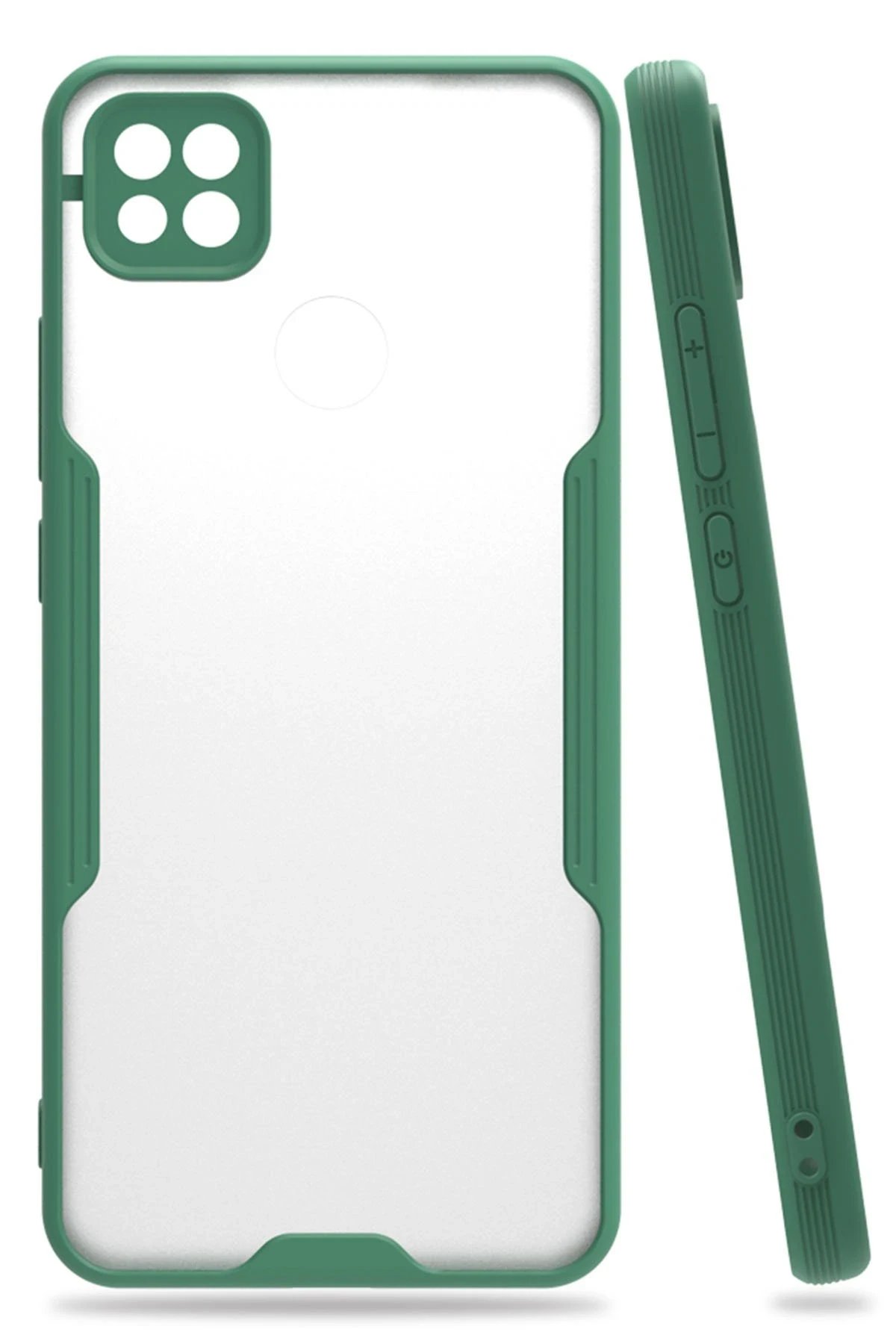 Xiaomi Redmi 9C Kılıf Platin Silikon - Yeşil-(5796)