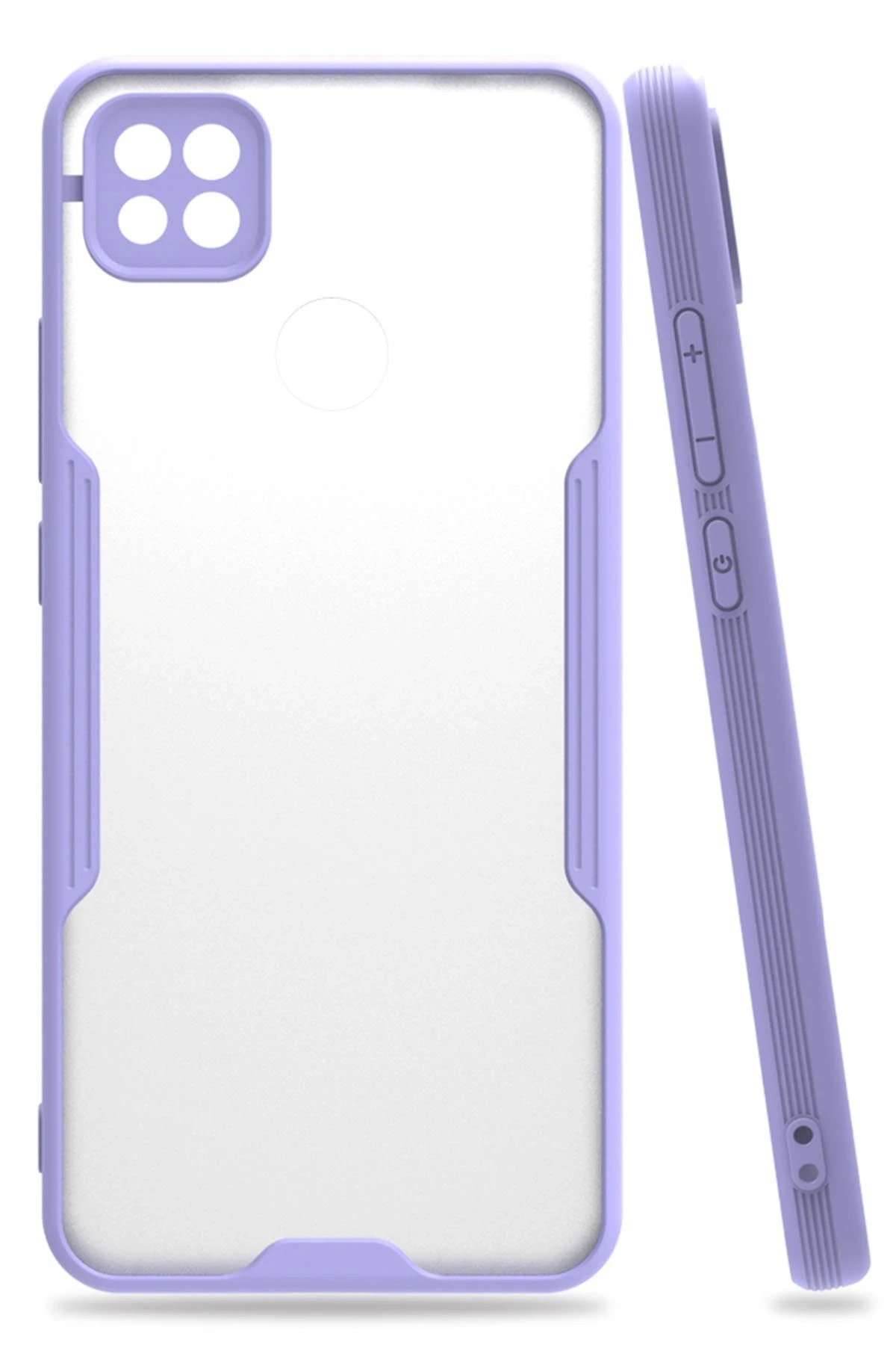 Xiaomi Redmi 9C Kılıf Platin Silikon - Lila-(5796)