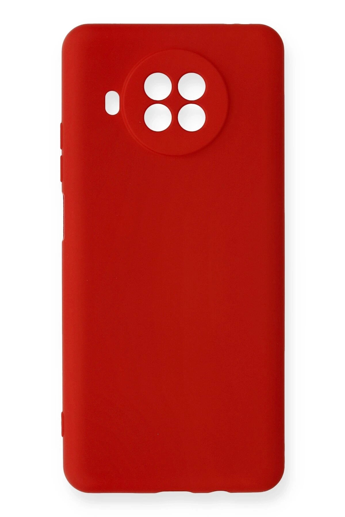 Xiaomi Mi 10T Lite Kılıf Nano içi Kadife Silikon - Kırmızı-(5796)