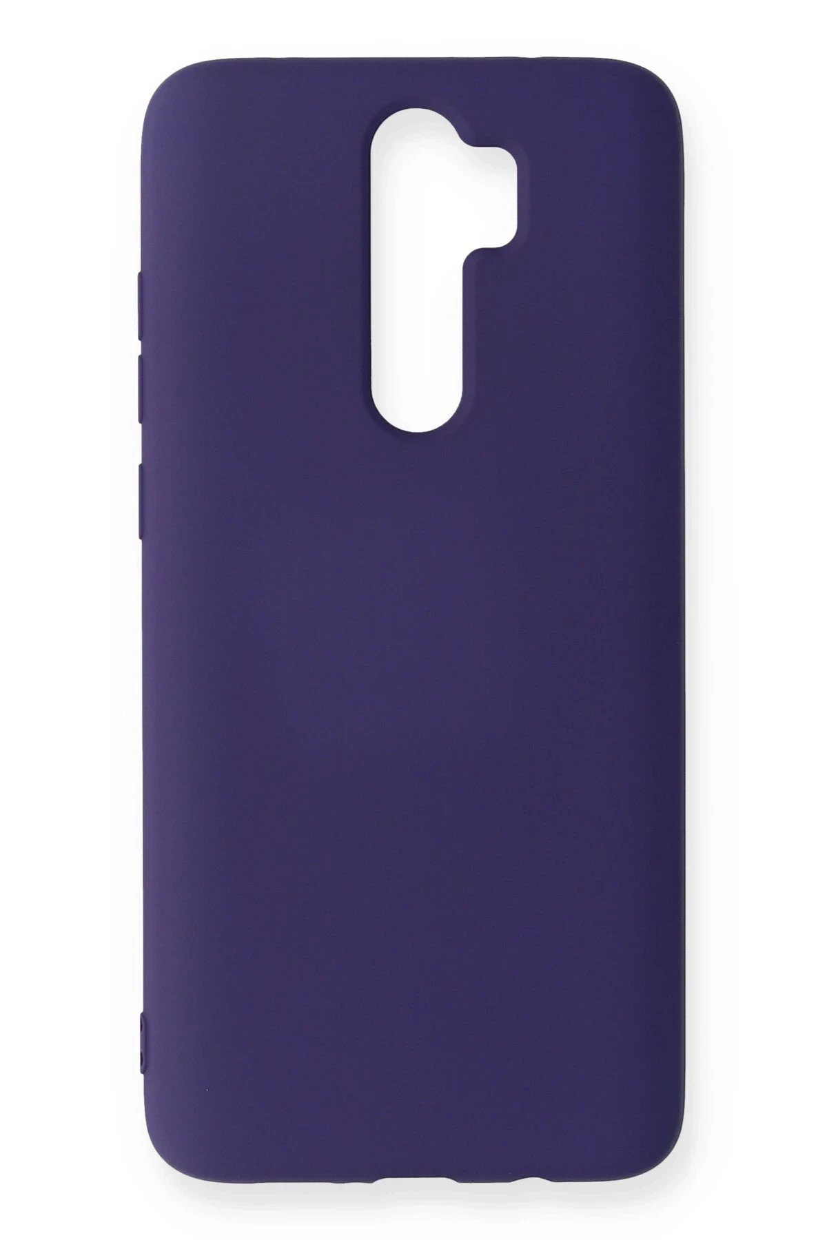Xiaomi Redmi Note 8 Pro Kılıf Nano içi Kadife Silikon - Mor-(5796)