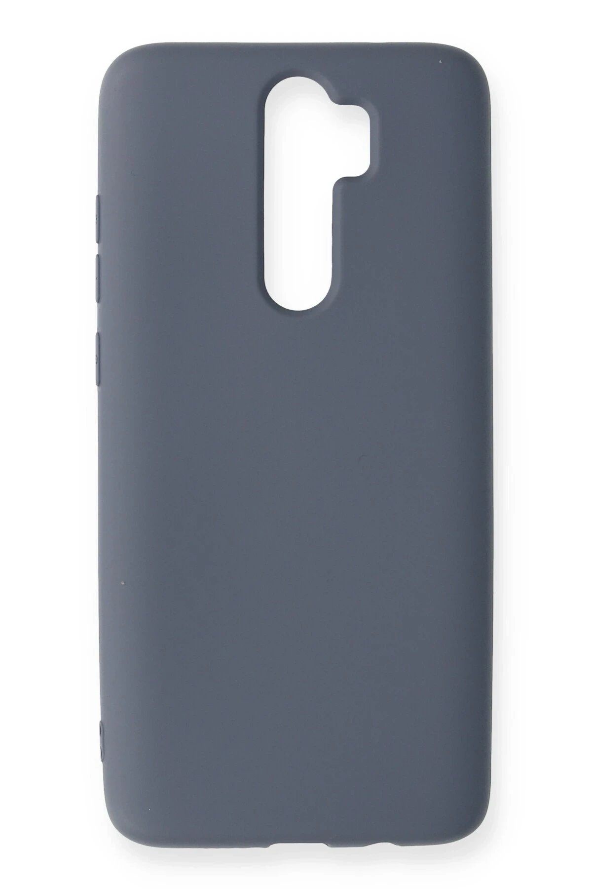 Xiaomi Redmi Note 8 Pro Kılıf Nano içi Kadife Silikon - Gri-(5796)
