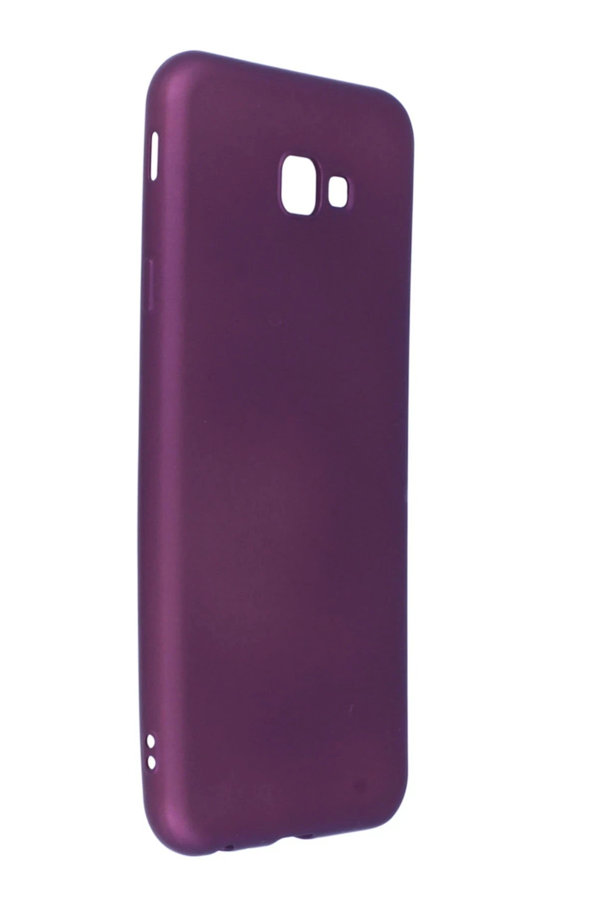 Samsung Galaxy J4 Plus Kılıf First Silikon - Mürdüm-(5796)