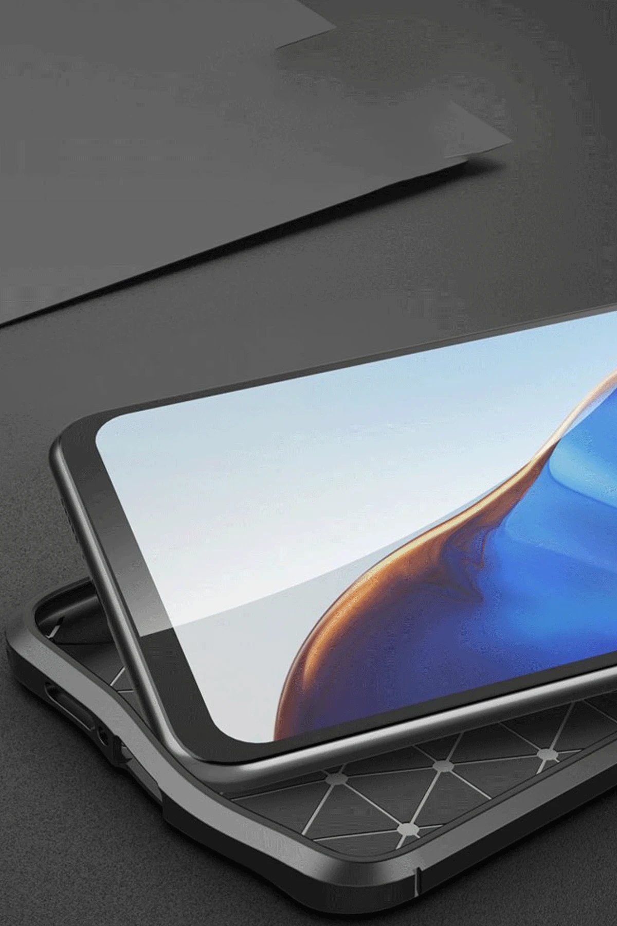 Xiaomi Mi 10T Pro Kılıf Auto Focus Kapak - Kırmızı-(5796)