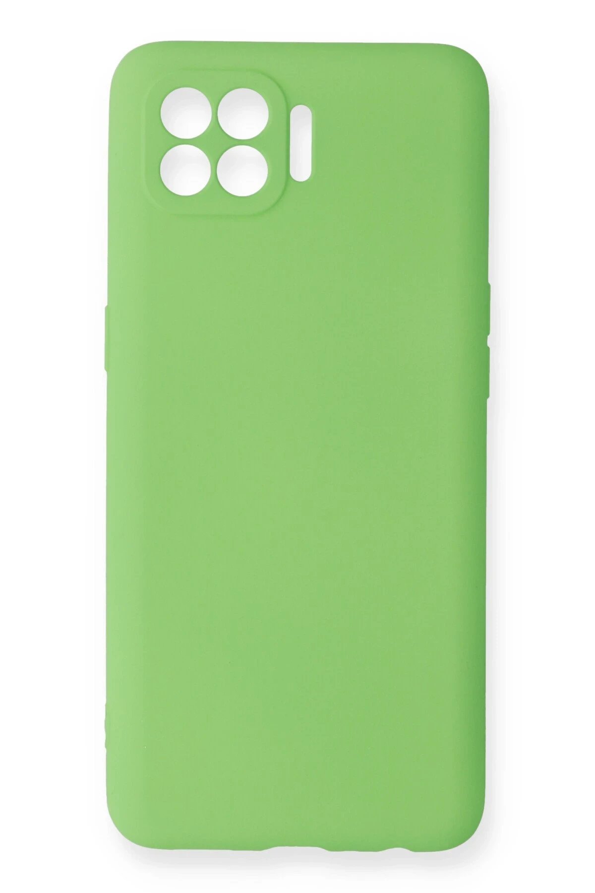 Oppo Reno 4 Lite Kılıf First Silikon - Yeşil-(5796)