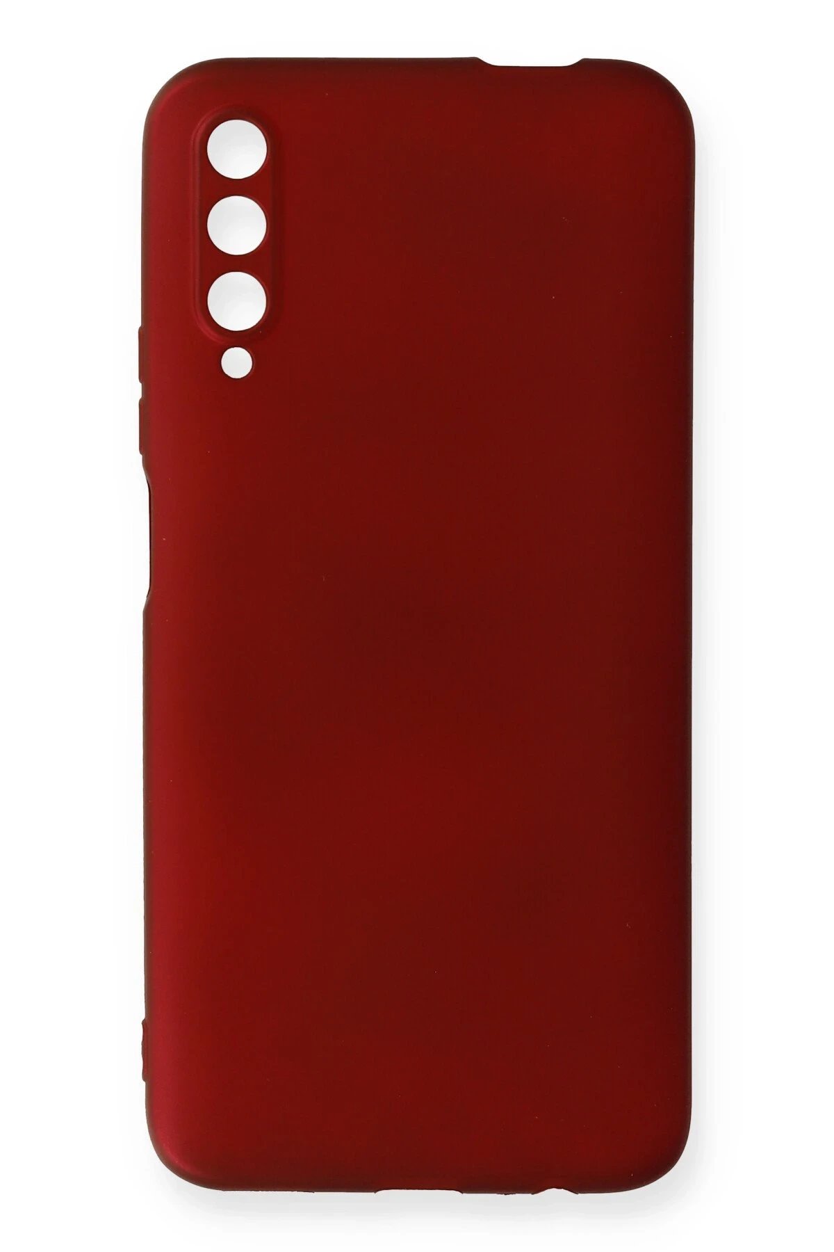 Huawei P Smart Pro / Y9S Kılıf First Silikon - Bordo-(5796)