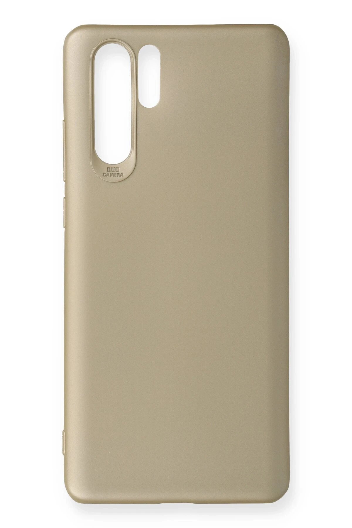 Huawei P30 Pro Kılıf First Silikon - Gold-(5796)