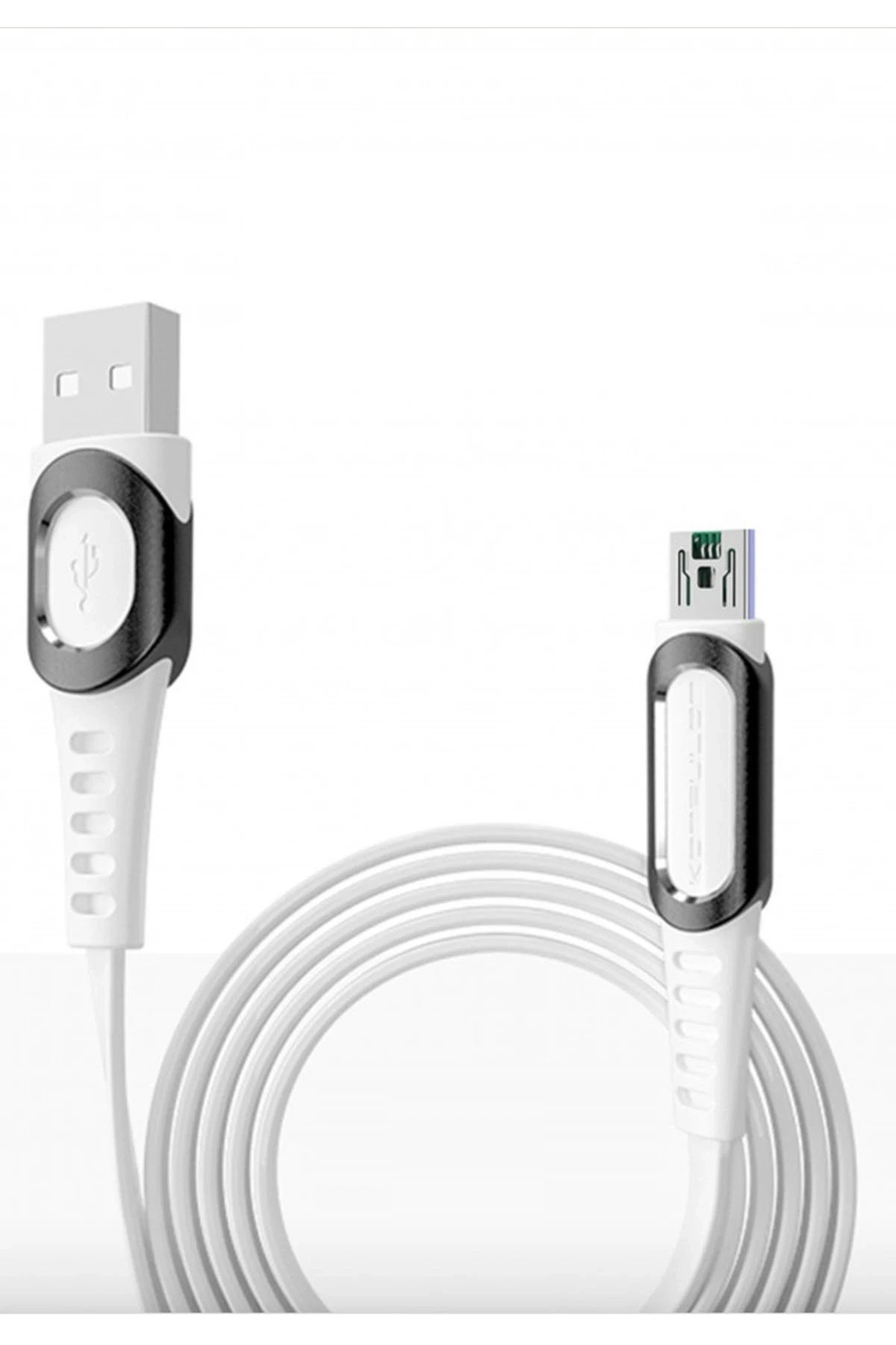 DC24 Micro USB Kablo 1.2M 4A - Beyaz-(5796)