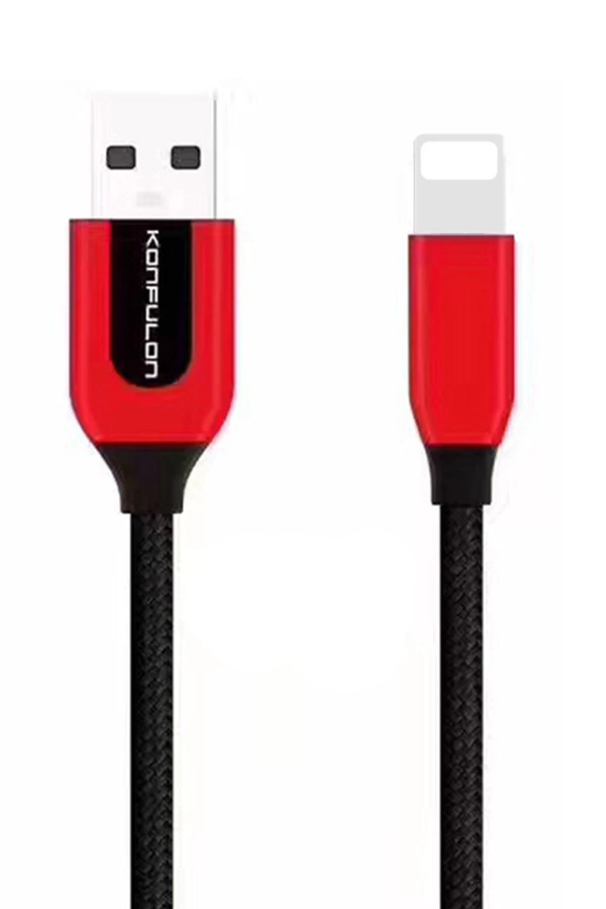 S51 Lightning Kablo iphone Uyumlu 1M 3A - Kırmızı-(5796)