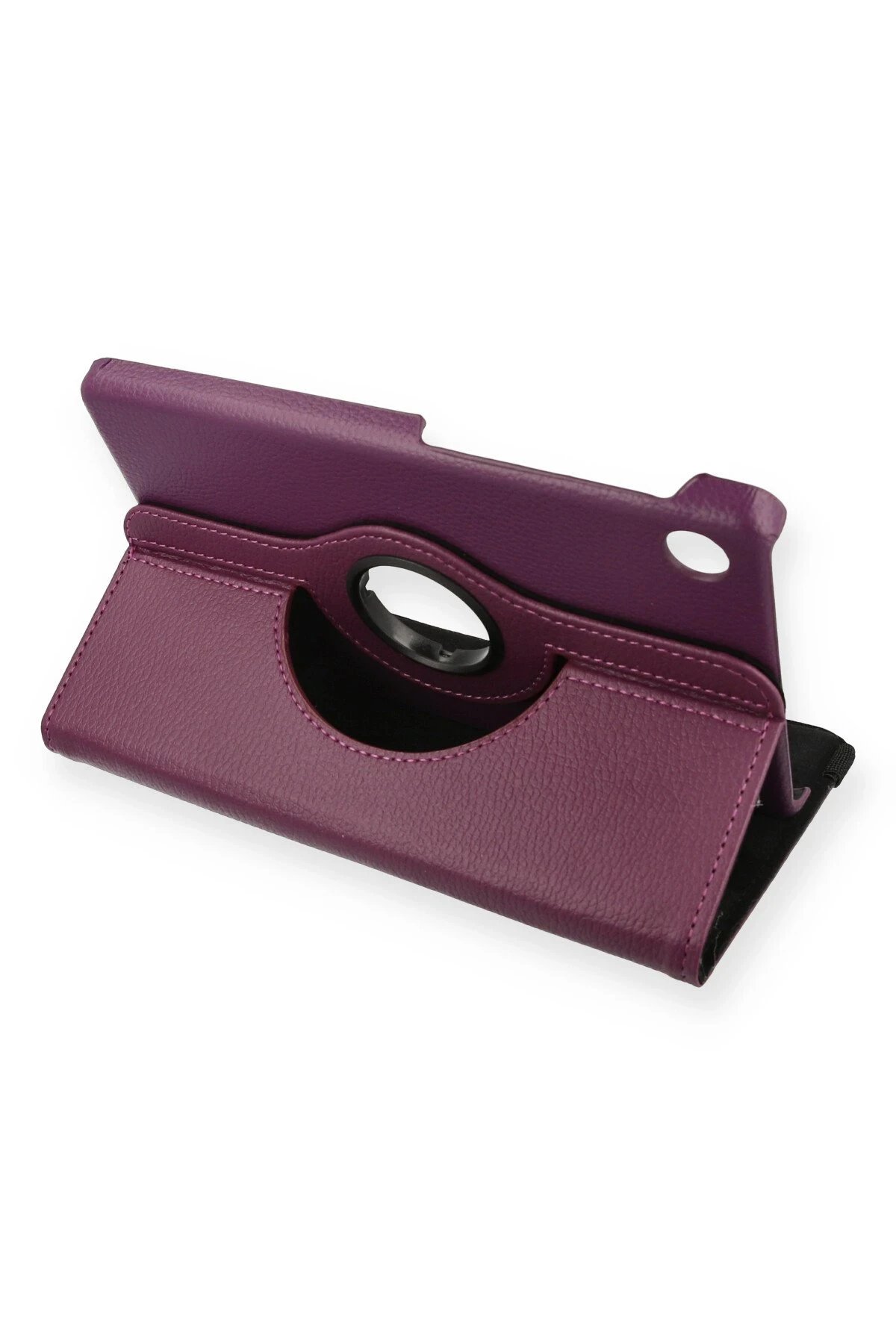 Huawei MatePad T8 8 Kılıf 360 Tablet Deri Kılıf - Mürdüm-(5796)