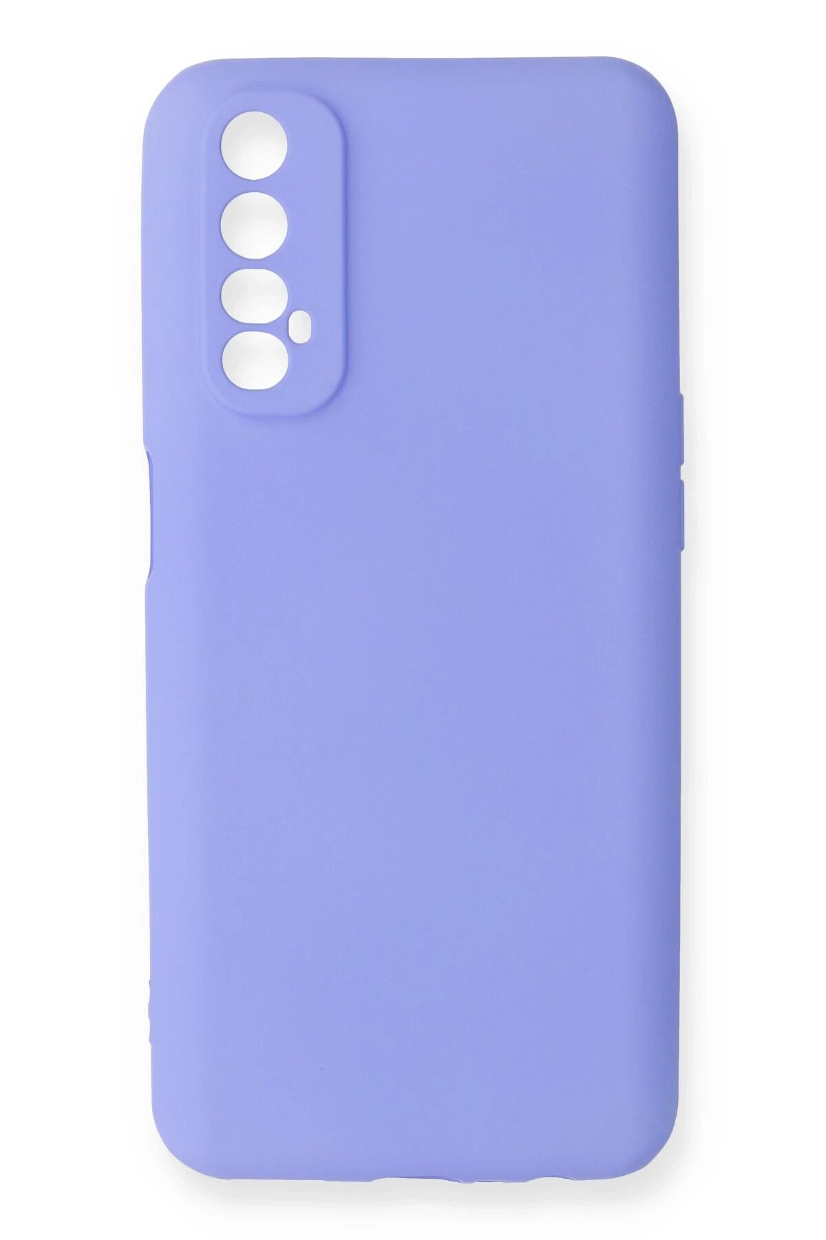 Realme 7 Kılıf First Silikon - Lila-(5796)