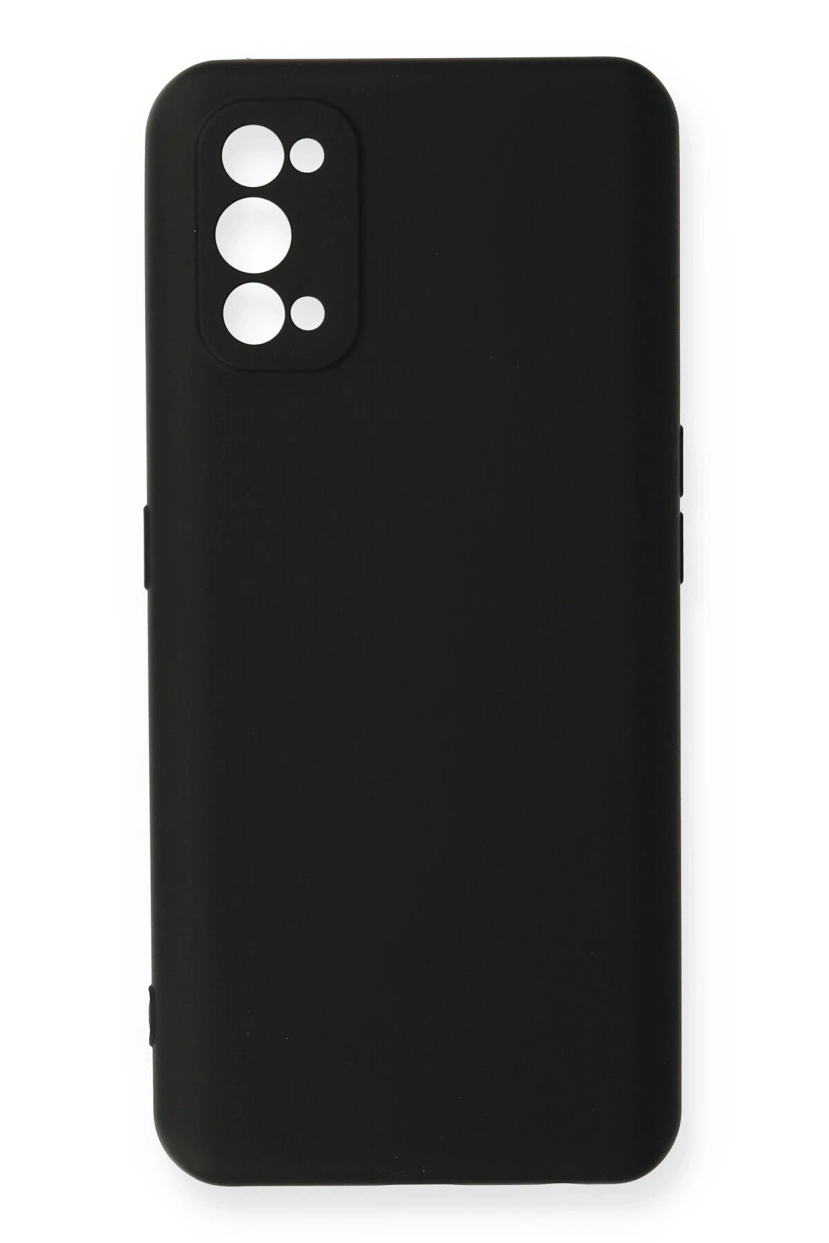 Realme 7 Pro Kılıf Nano içi Kadife Silikon - Siyah-(5796)