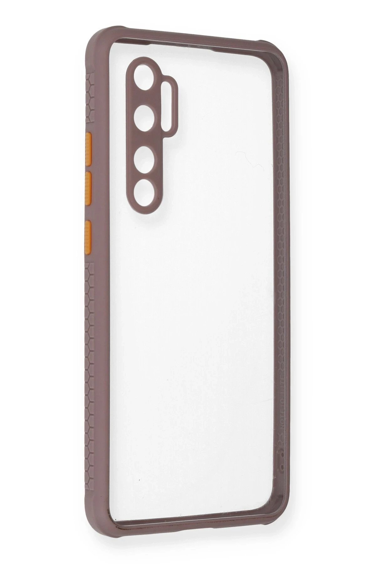 Xiaomi Mi Note 10 Lite Kılıf Miami Şeffaf Silikon - Açık Mor-(5796)