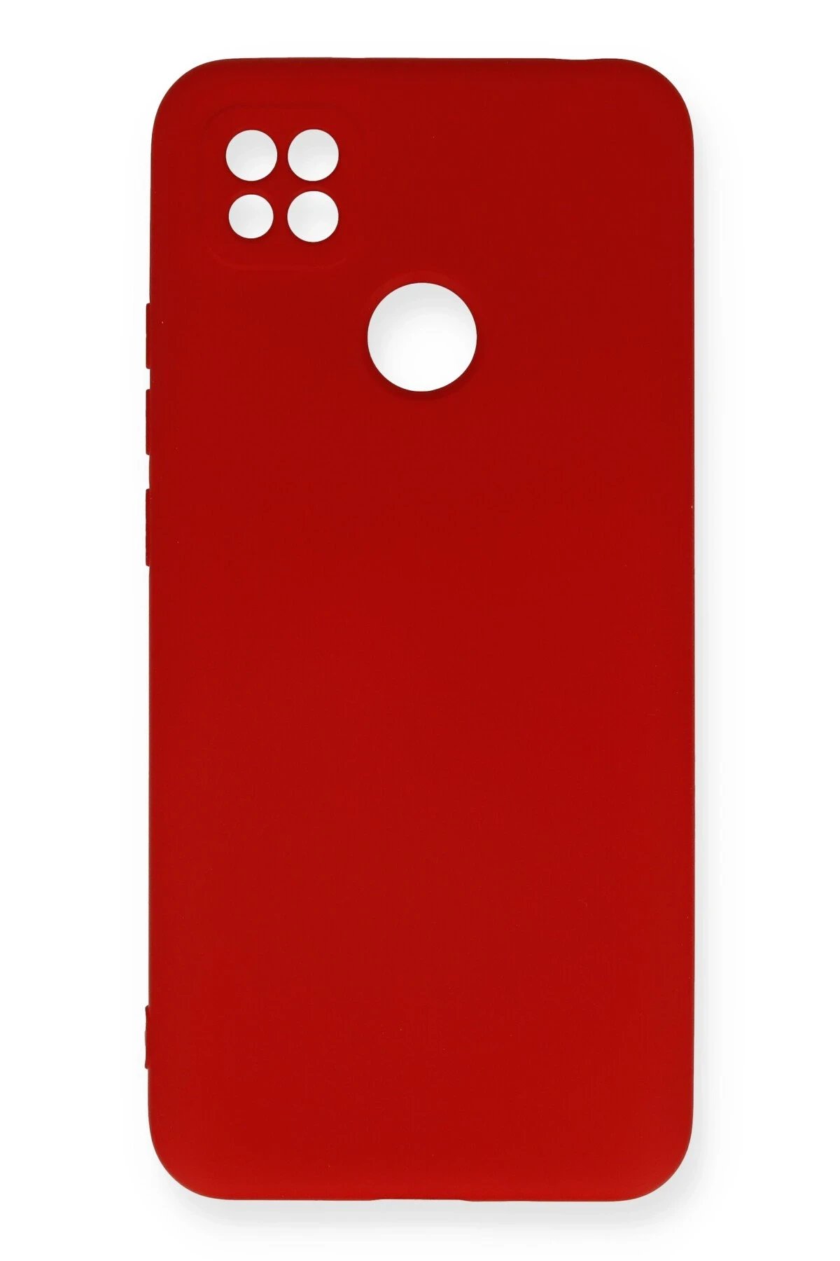 Xiaomi Redmi 9C Kılıf Nano içi Kadife Silikon - Kırmızı-(5796)