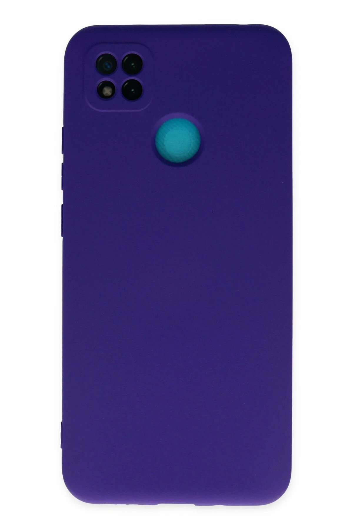 Xiaomi Redmi 9C Kılıf Nano içi Kadife Silikon - Mor-(5796)