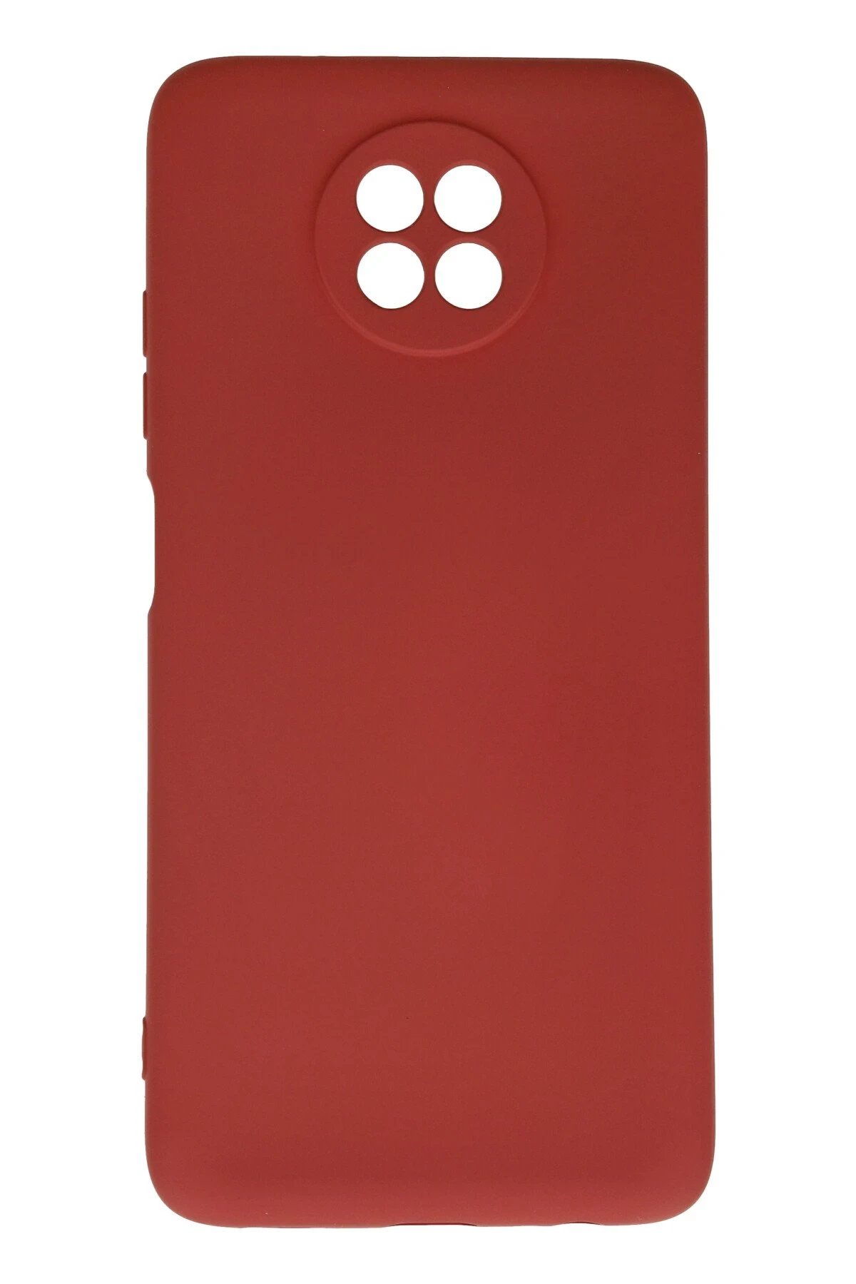 Xiaomi Redmi Note 9 5G Kılıf Nano içi Kadife Silikon - Kiremit-(5796)