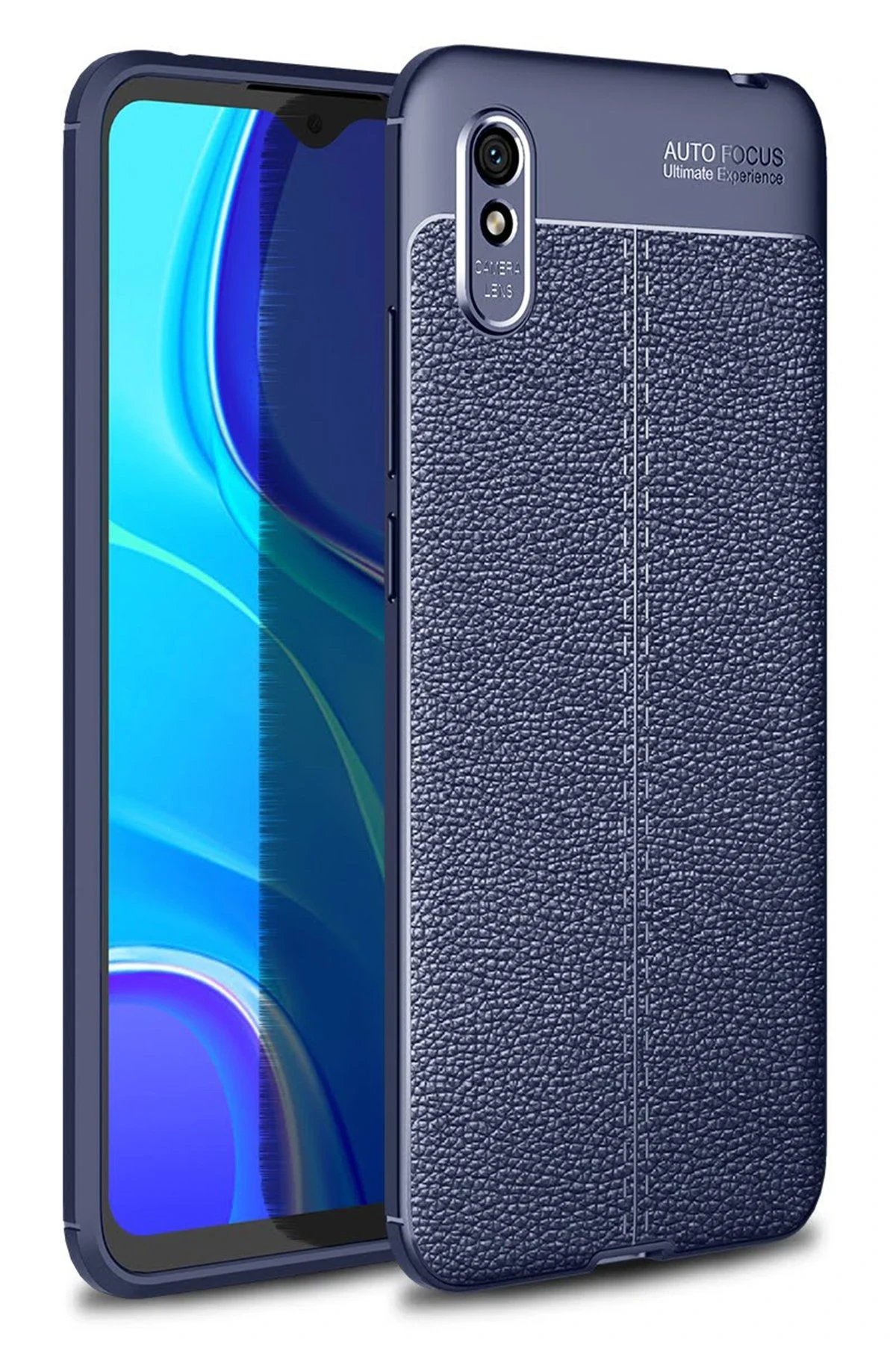 Xiaomi Redmi 9A Kılıf Auto Focus Kapak - Lacivert-(5796)