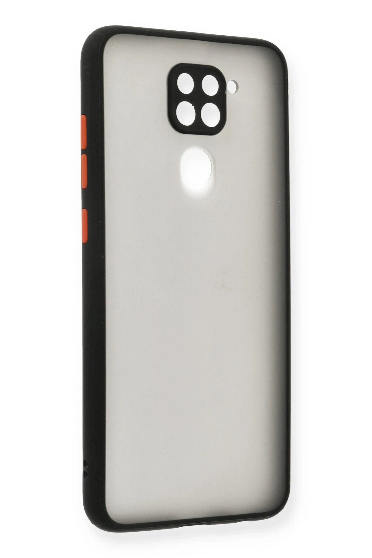 Xiaomi Redmi Note 9 Kılıf Montreal Silikon Kapak - Siyah-(5796)