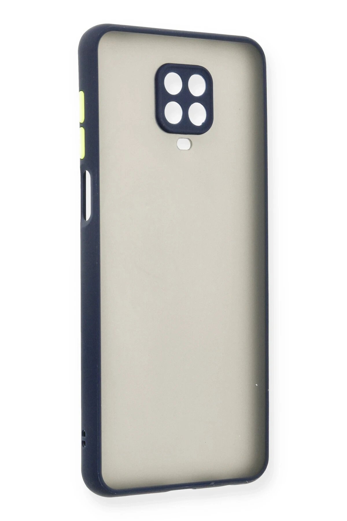 Xiaomi Redmi Note 9 Pro Kılıf Montreal Silikon Kapak - Lacivert-(5796)