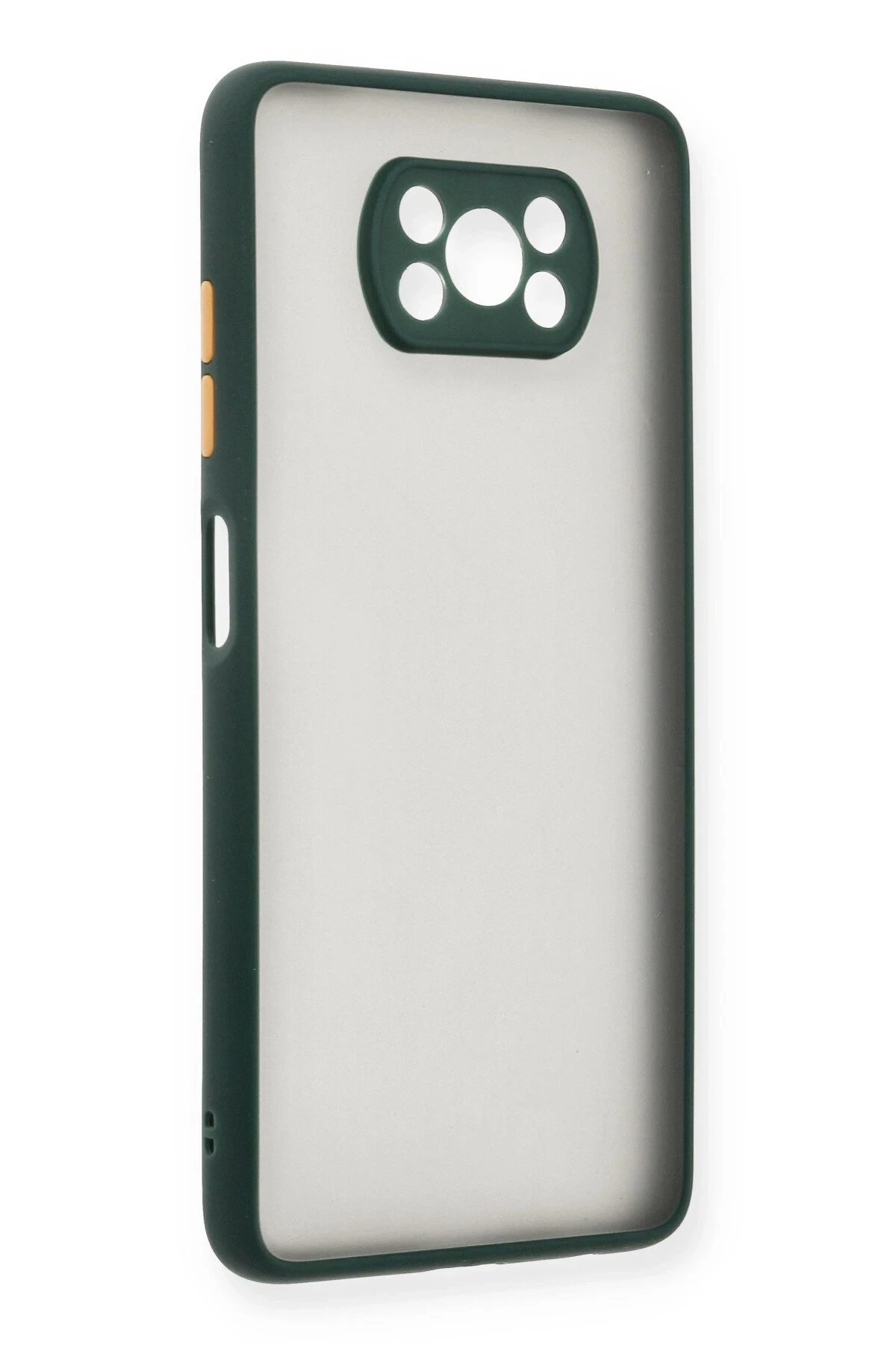 Xiaomi Pocophone X3 Kılıf Montreal Silikon Kapak - Yeşil-(5796)