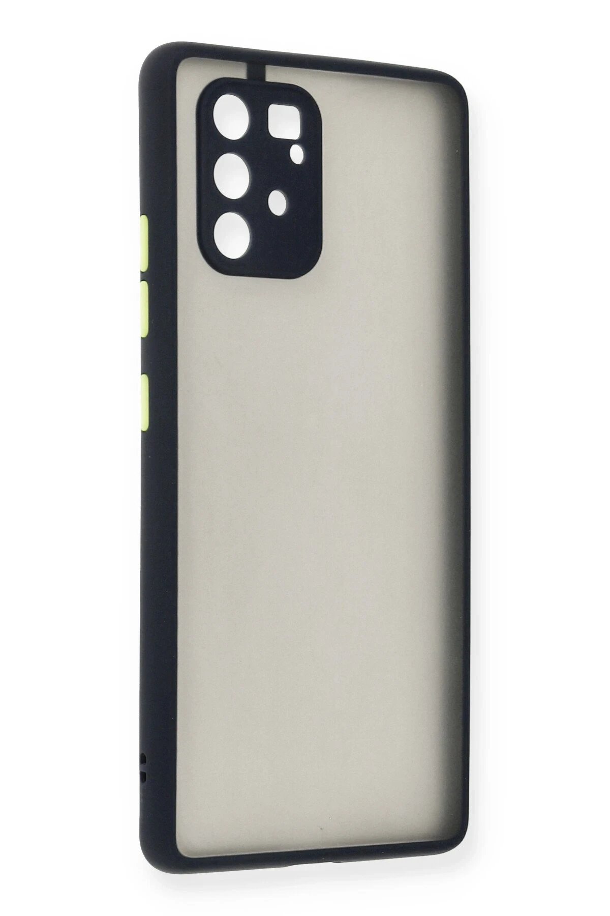 Samsung Galaxy A91 / S10 Lite Kılıf Montreal Silikon Kapak - Lacivert-(5796)