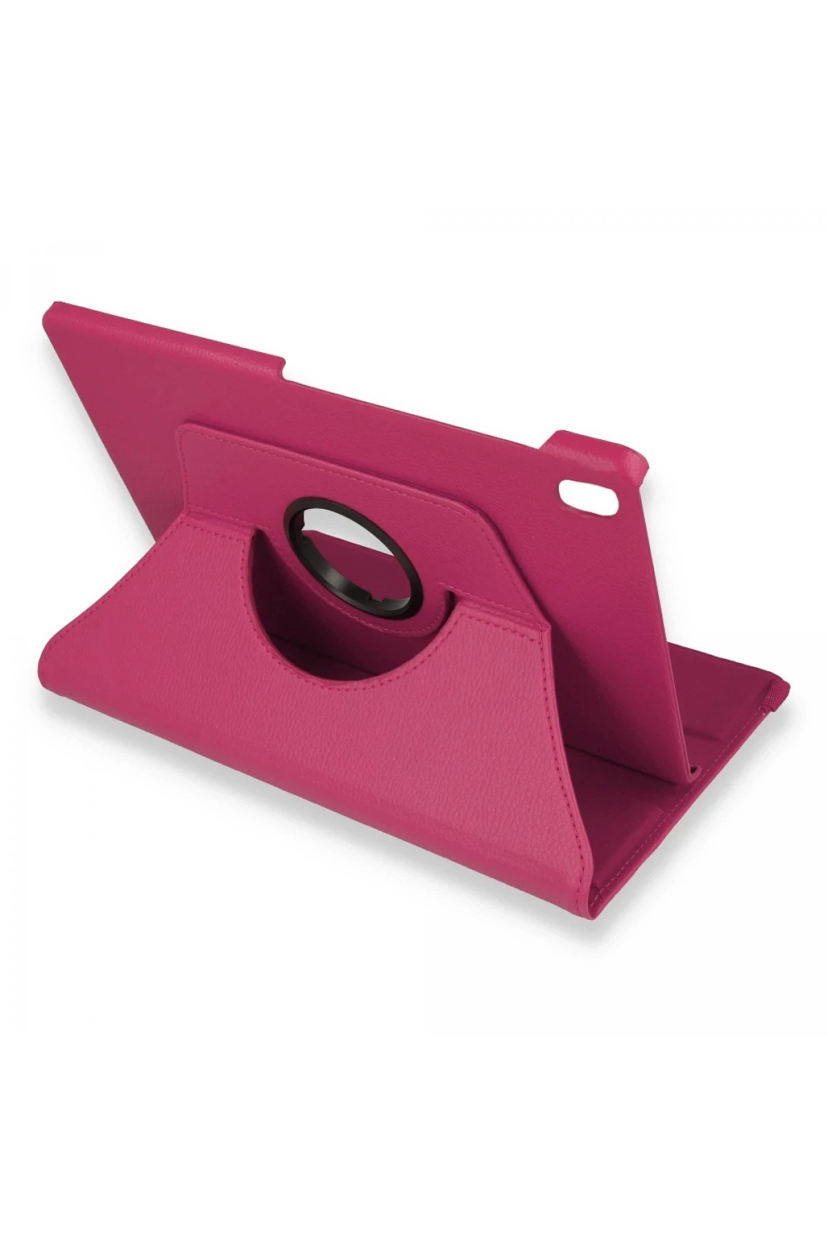 Lenovo M10 FHD Plus X606F Kılıf 360 Tablet Deri Kılıf - Pembe-(5796)