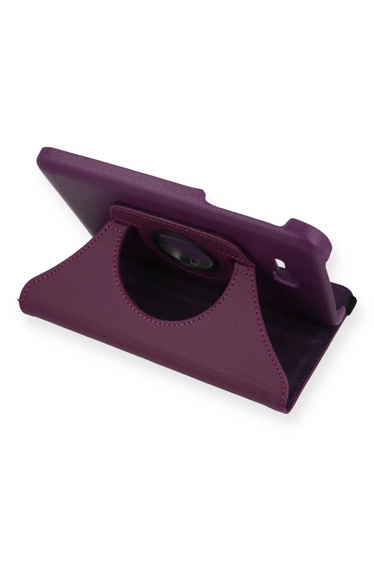 Samsung Galaxy T110 / T113 Tab 3 Lite 7 Kılıf 360 Tablet Deri Kılıf - Mürdüm-(5796)