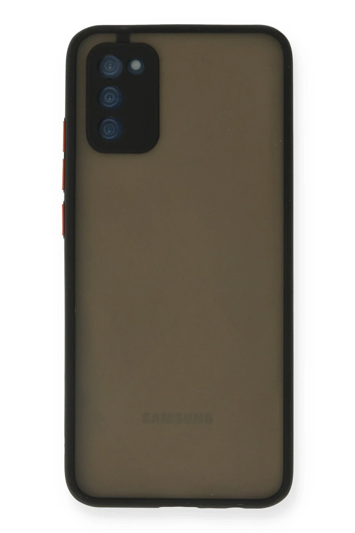 Samsung Galaxy A02S Kılıf Montreal Silikon Kapak - Siyah-(5796)
