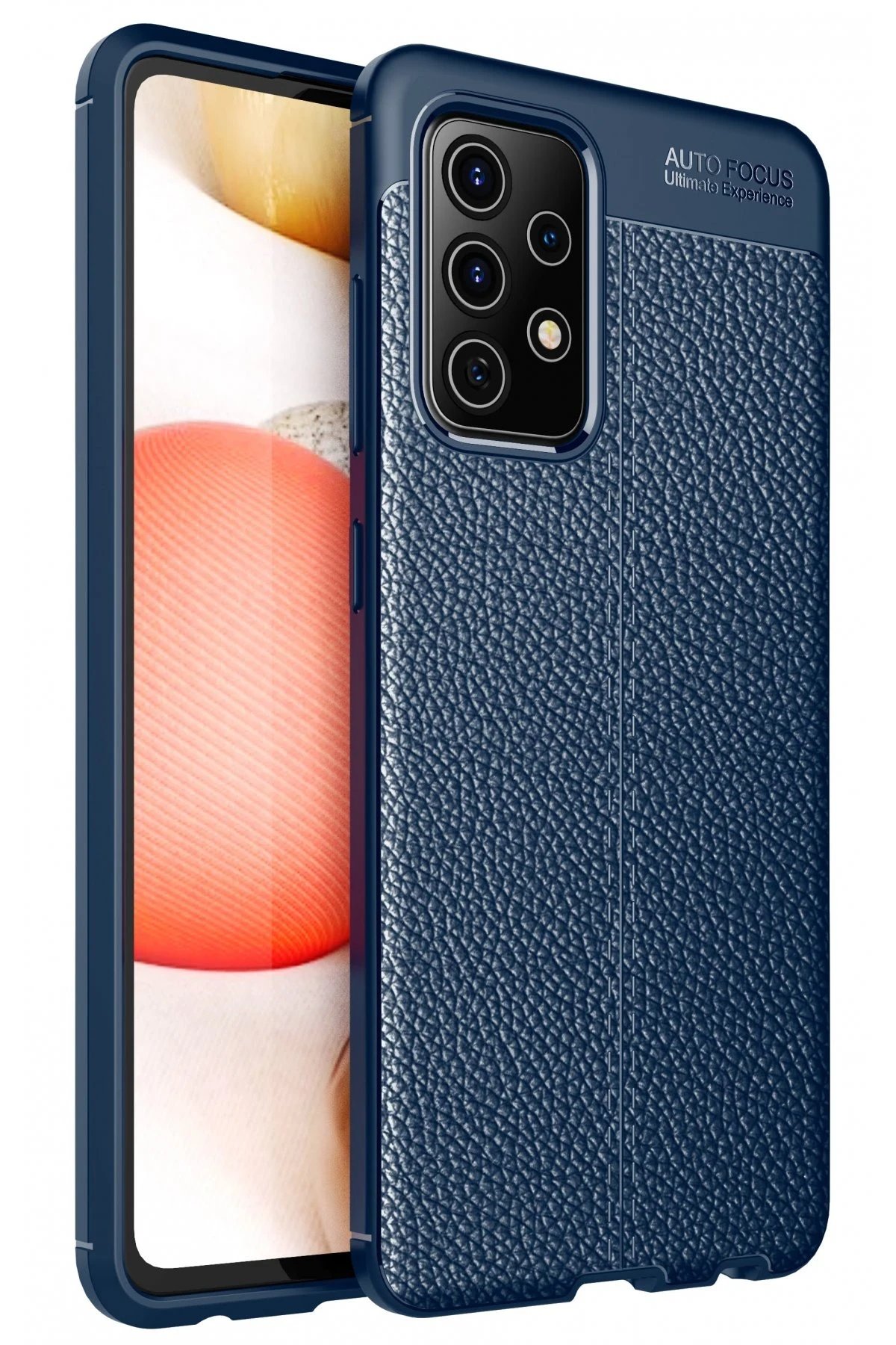 Samsung Galaxy A52 Kılıf Auto Focus Kapak - Lacivert-(5796)