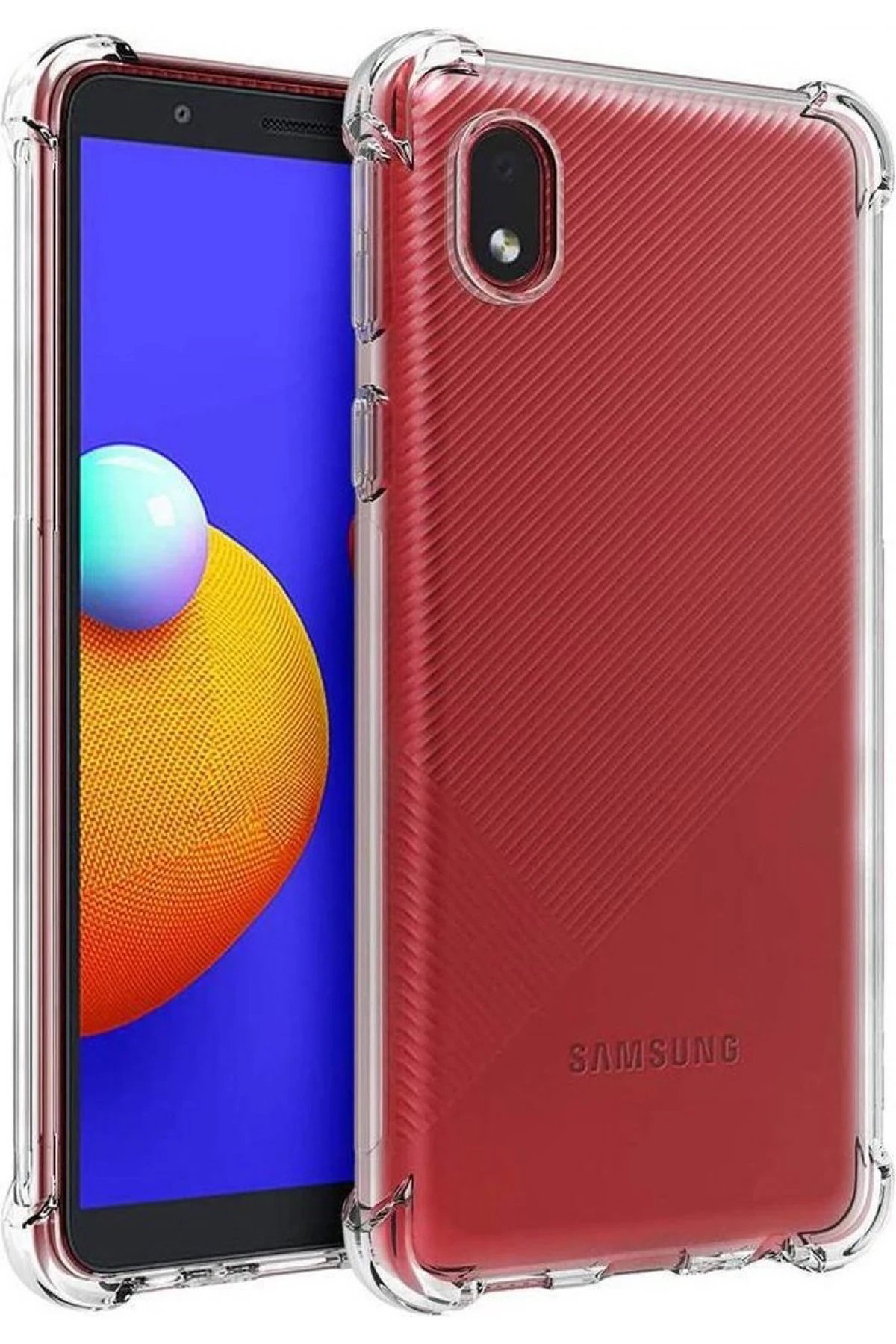 Samsung Galaxy A01 Core Kılıf Olex Tpu Silikon-(5796)