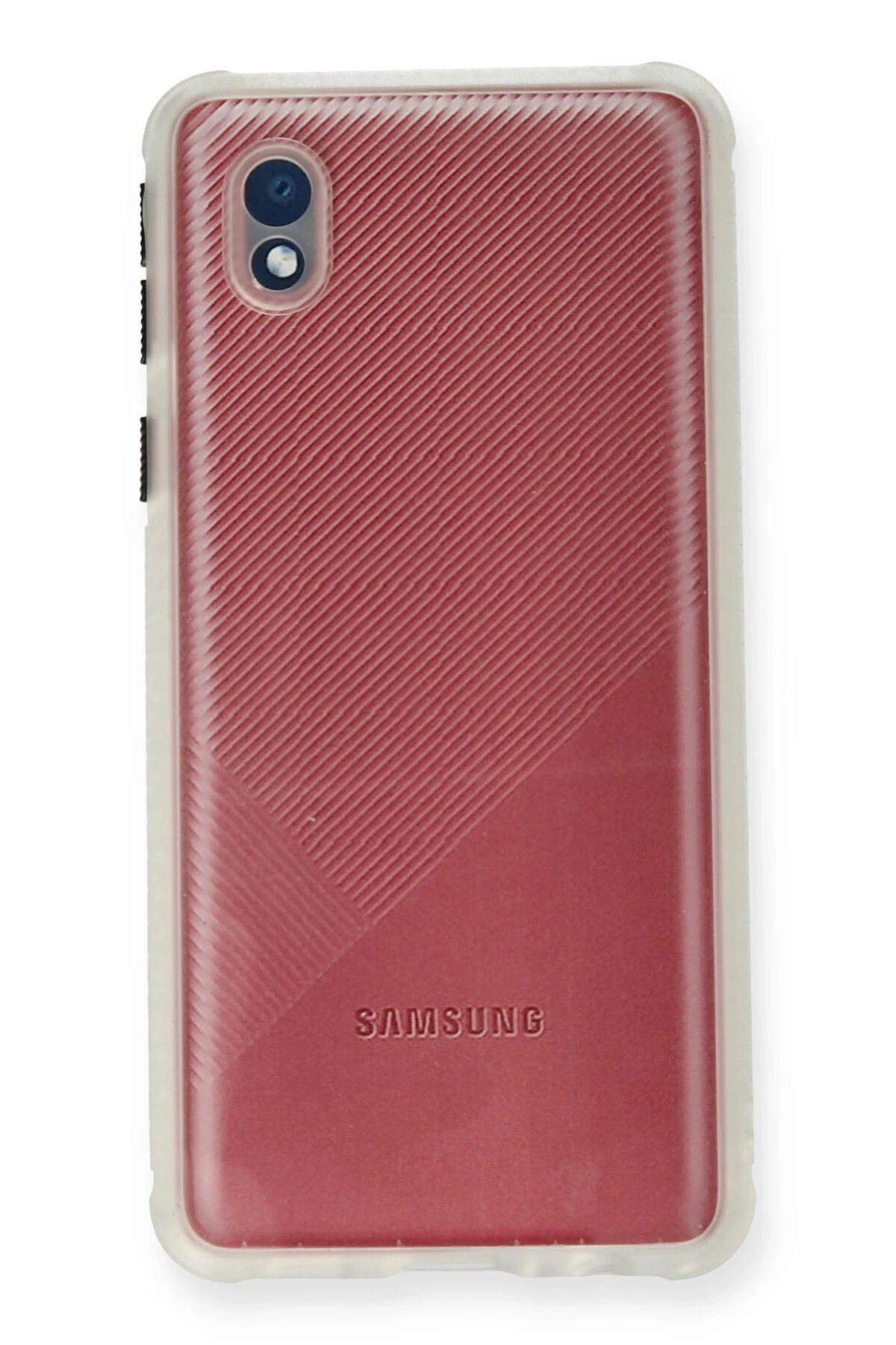 Samsung Galaxy A01 Core Kılıf Miami Şeffaf Silikon - Şeffaf-(5796)