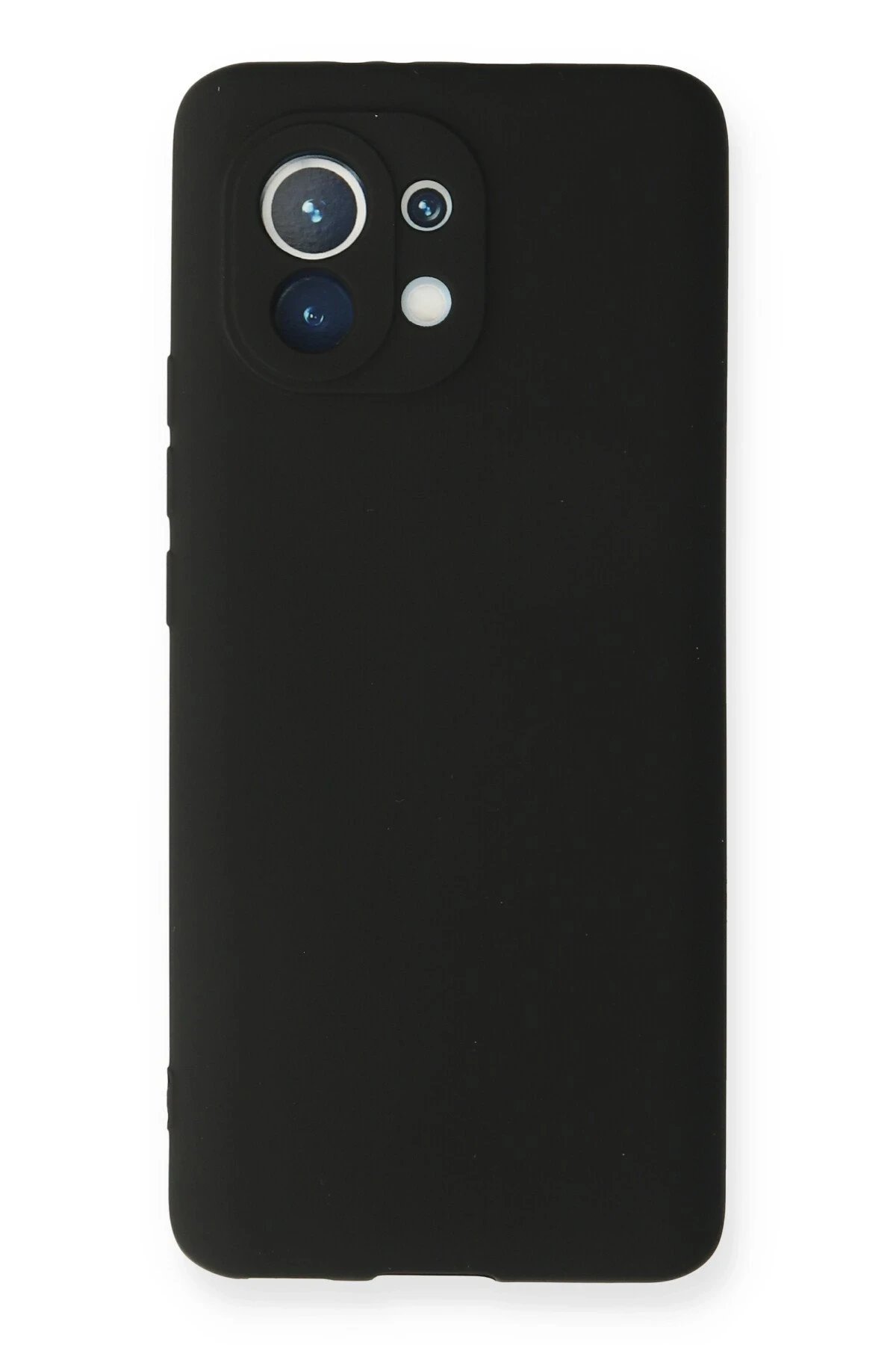Xiaomi Mi 11 Kılıf First Silikon - Siyah-(5796)