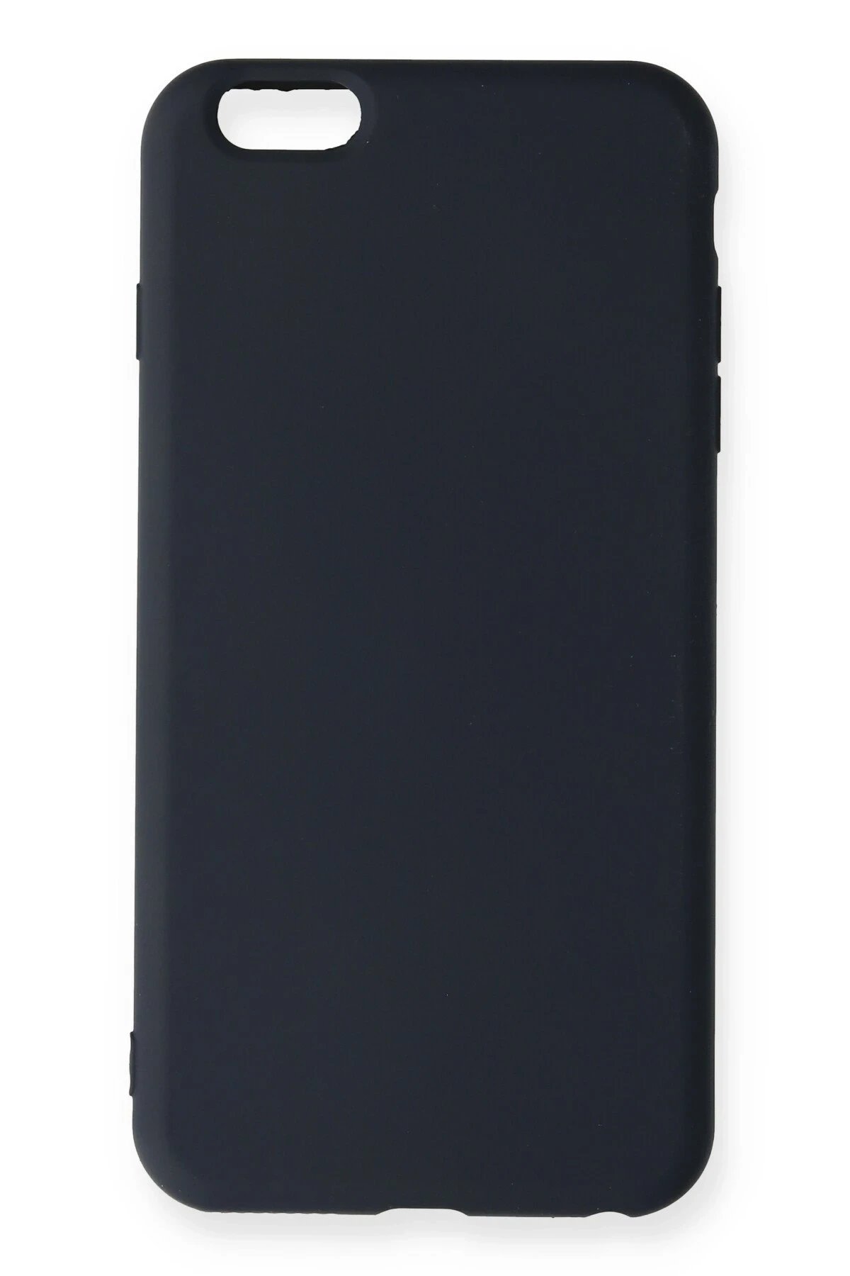 iPhone 6 Plus Kılıf Nano içi Kadife Silikon - Lacivert-(5796)