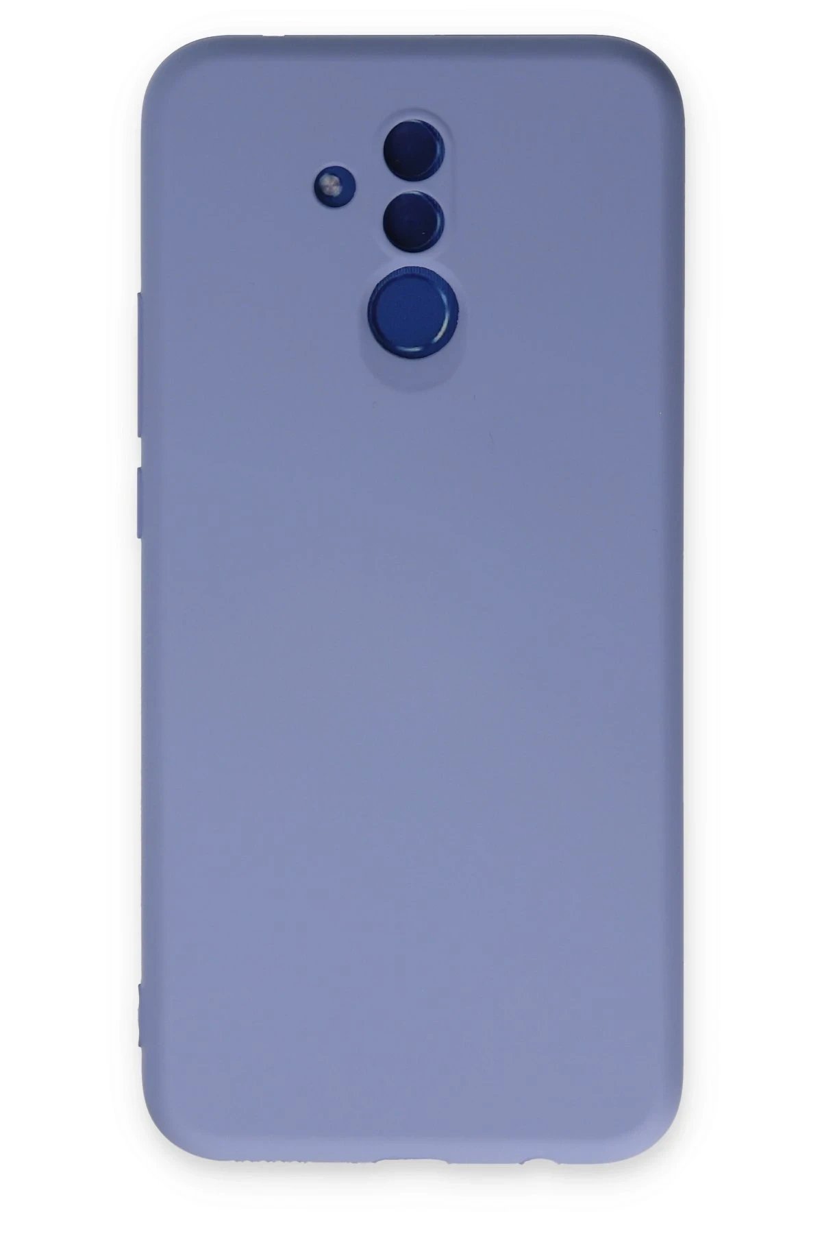 Huawei Mate 20 Lite Kılıf Nano içi Kadife Silikon - Lila-(5796)