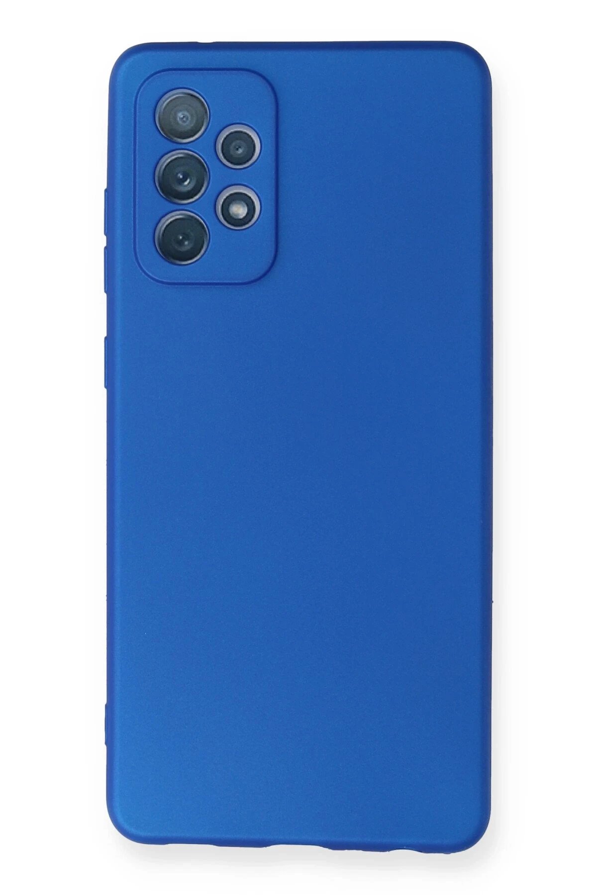 Samsung Galaxy A72 Kılıf First Silikon - Mavi-(5796)