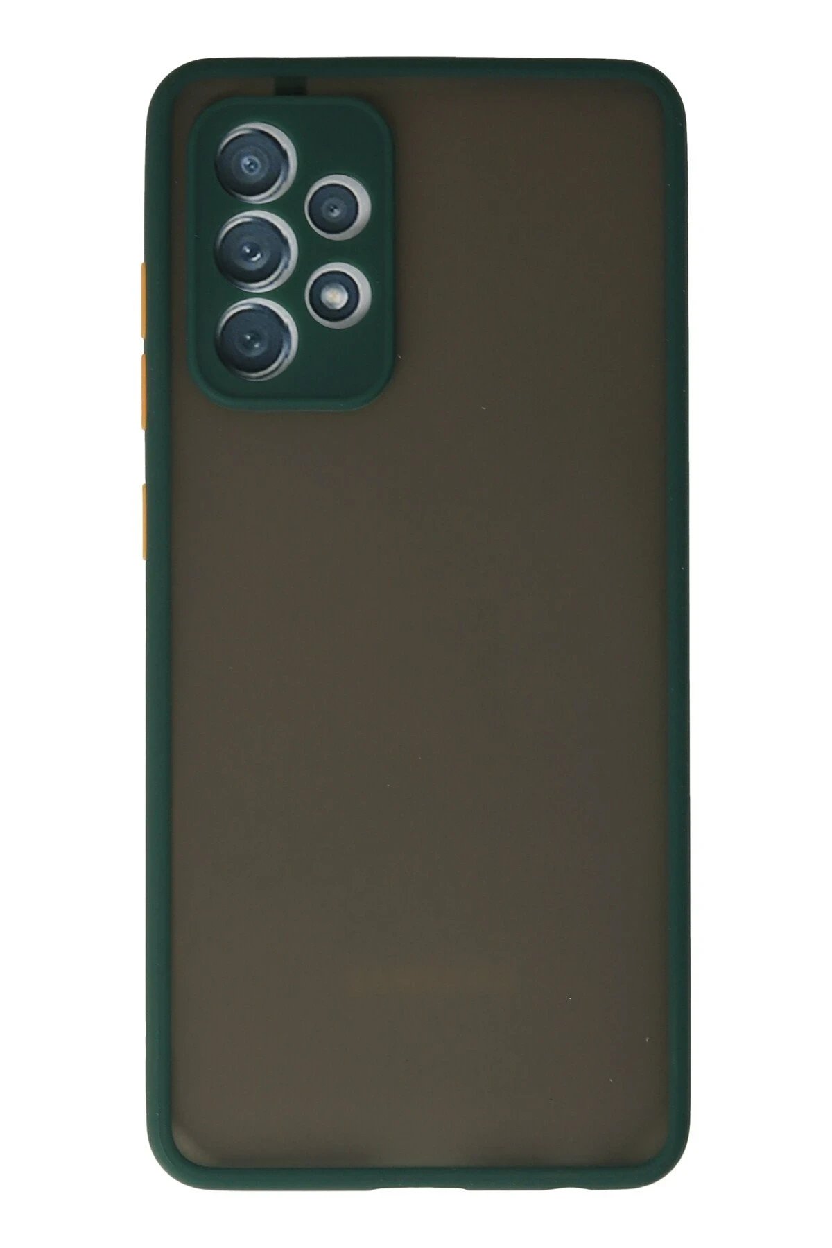 Samsung Galaxy A72 Kılıf Montreal Silikon Kapak - Koyu Yeşil-(5796)