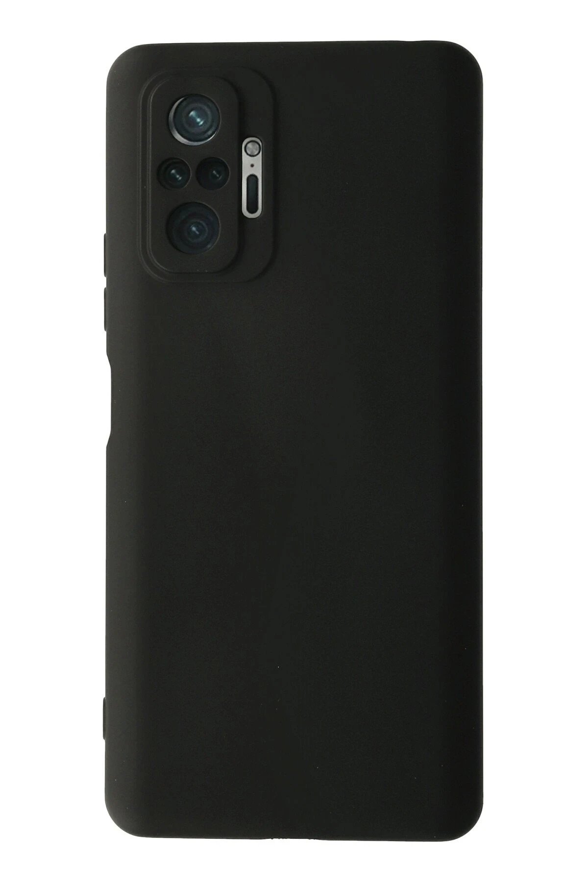 Xiaomi Redmi Note 10 Pro Kılıf Nano içi Kadife Silikon - Siyah-(5796)