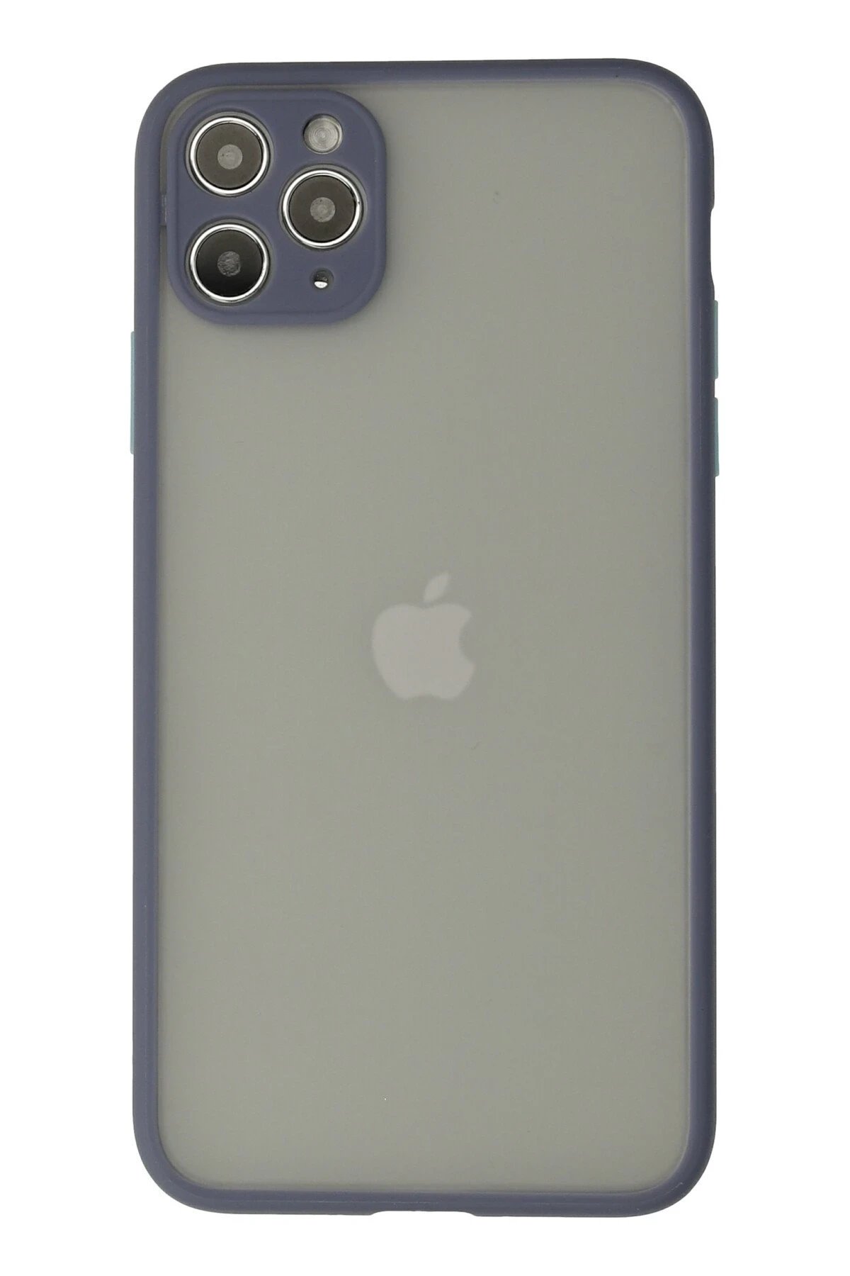 iPhone 12 Pro Kılıf Montreal Silikon Kapak - Gri-(5796)