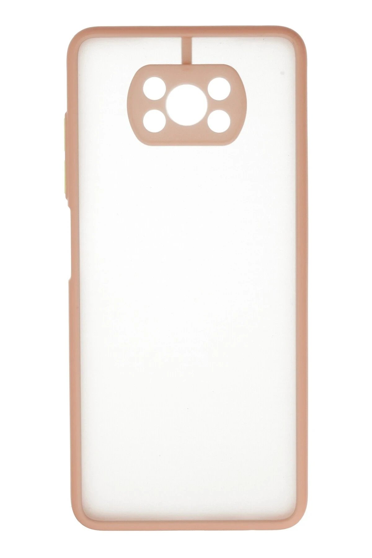 Xiaomi Pocophone X3 Kılıf Montreal Silikon Kapak - Pembe-(5796)