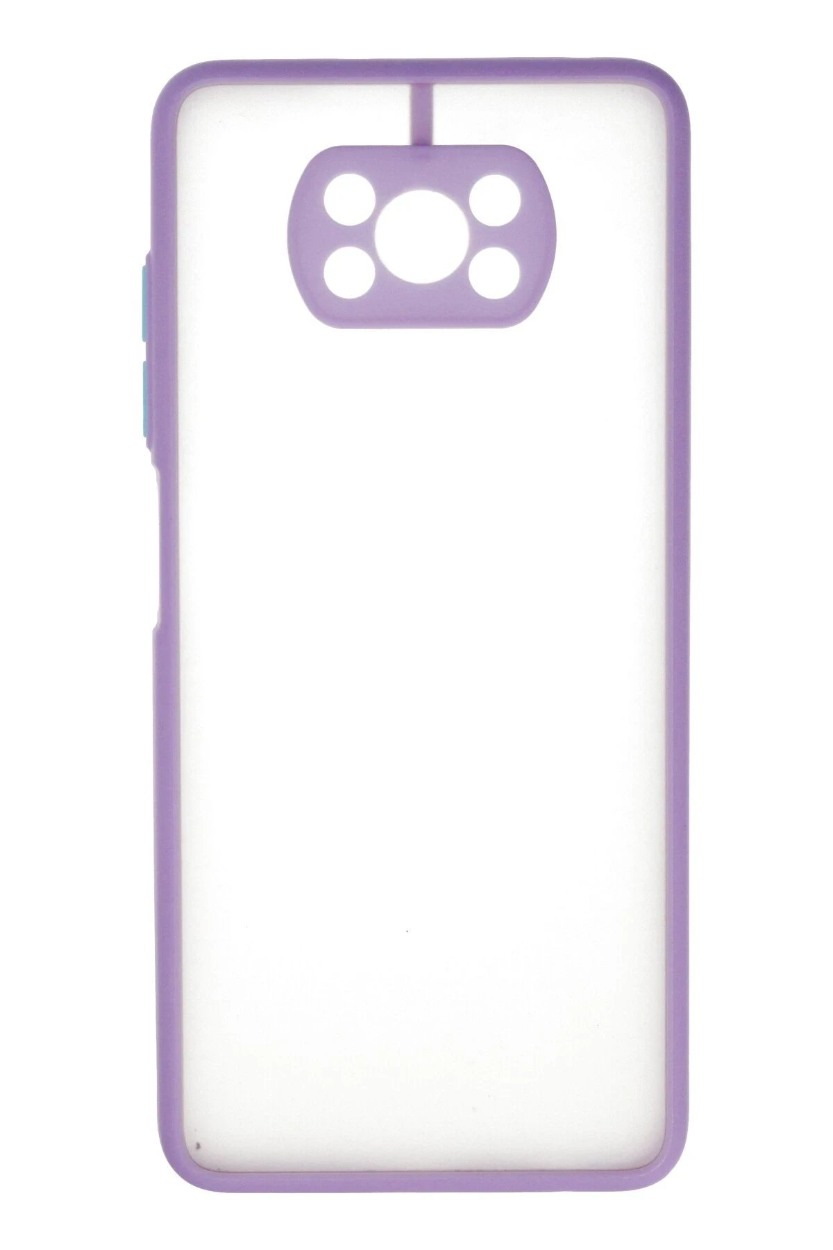 Xiaomi Pocophone X3 Kılıf Montreal Silikon Kapak - Mor-(5796)