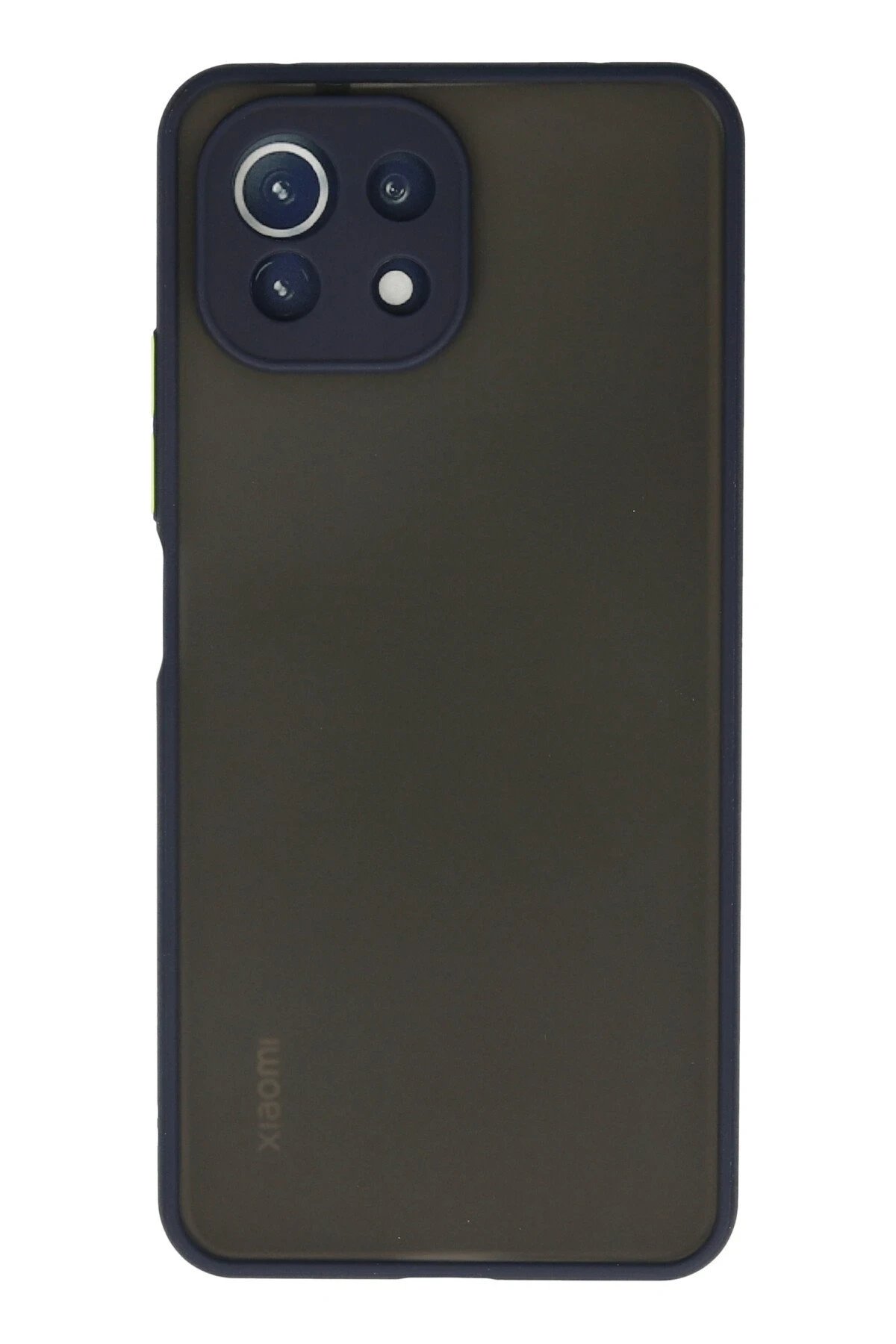 Xiaomi Mİ 11 Lite Kılıf Montreal Silikon Kapak - Lacivert-(5796)