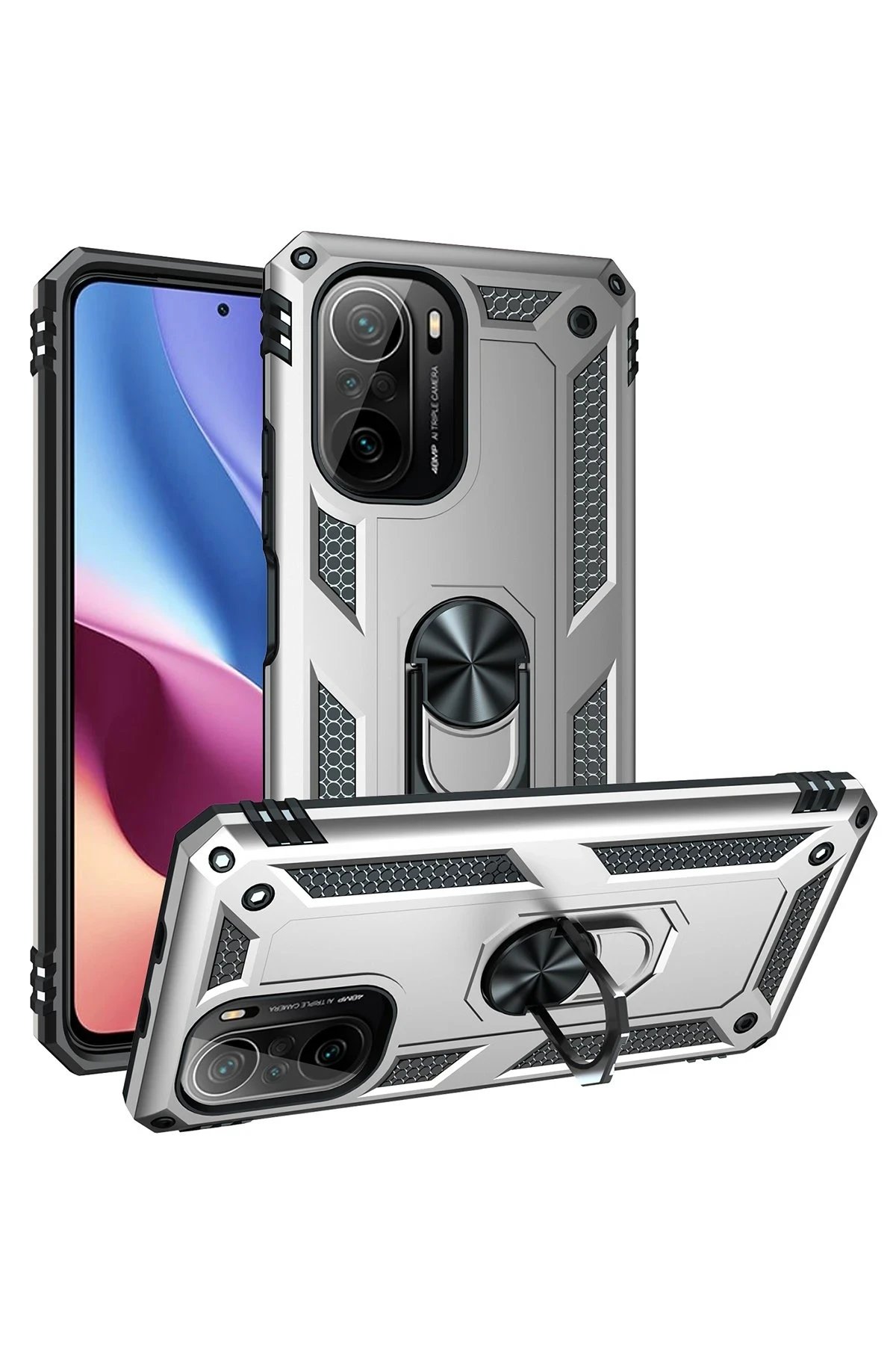 ULTRA KORUMALI SOFYA YÜZÜKLÜ KAPAKDış kasası rubber malzemeden (Yarı Sert) çerçeve iç kısım TPU silikon malzemeden (Yumuşak) üretilmiştir. Cihazınızı takıp çıkartırken telefon çizilmez.---- ile uyumludur.Silindir metal kısımda bulunan mıknatıs araç tutucularda rahat bir şekilde kullanıma olanak sağlar.İnce tasarıma sahip olup kaba bir ürün değildir.Cihazda bulunan parmak izi sensörü ve kamera kısımları ile uyumludur.Harika kalıp kesimi sayesinde cihaza mükemmel uyar.Şebeke